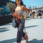 Look met fringes tijdens Copenhagen Fashion Week lente/zomer 2027