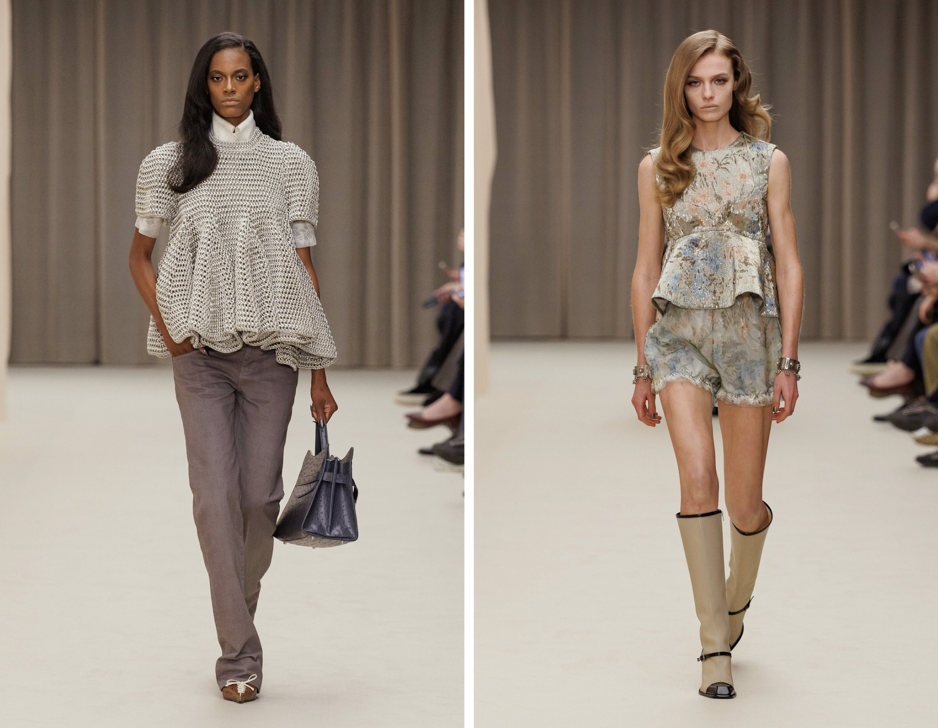 Peplum bij McQueen herfst/winter 2026