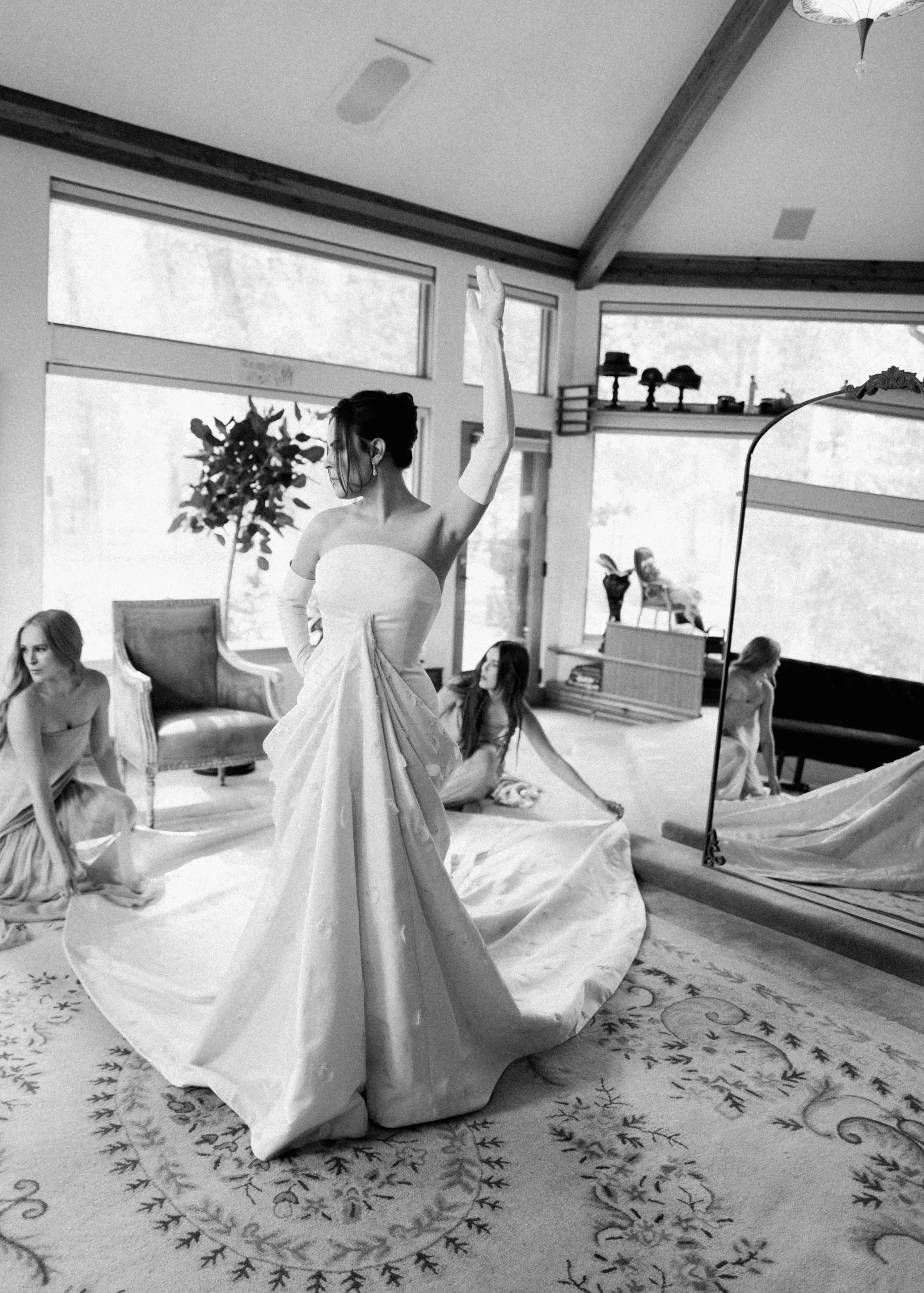 De bruiloft van Tallulah Willis en Justin Acee