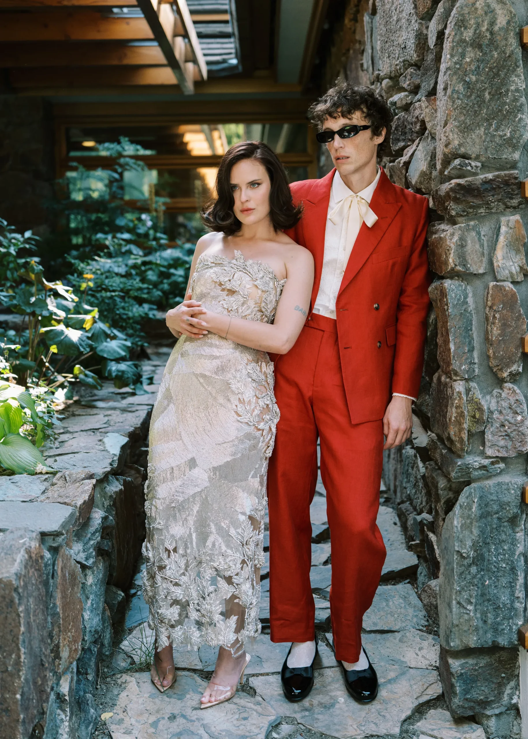 De bruiloft van Tallulah Willis en Justin Acee