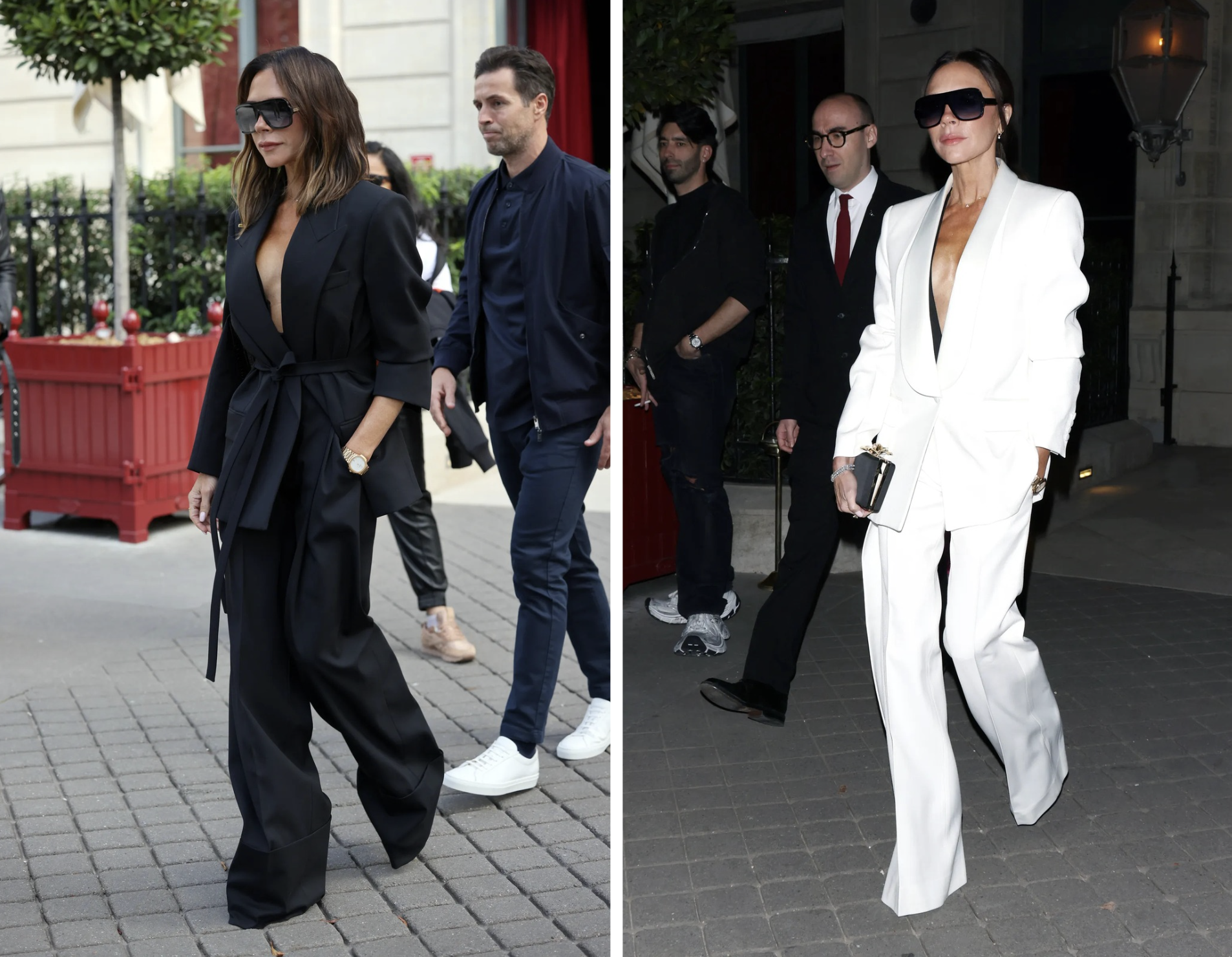 Victoria Beckham in herfstlooks