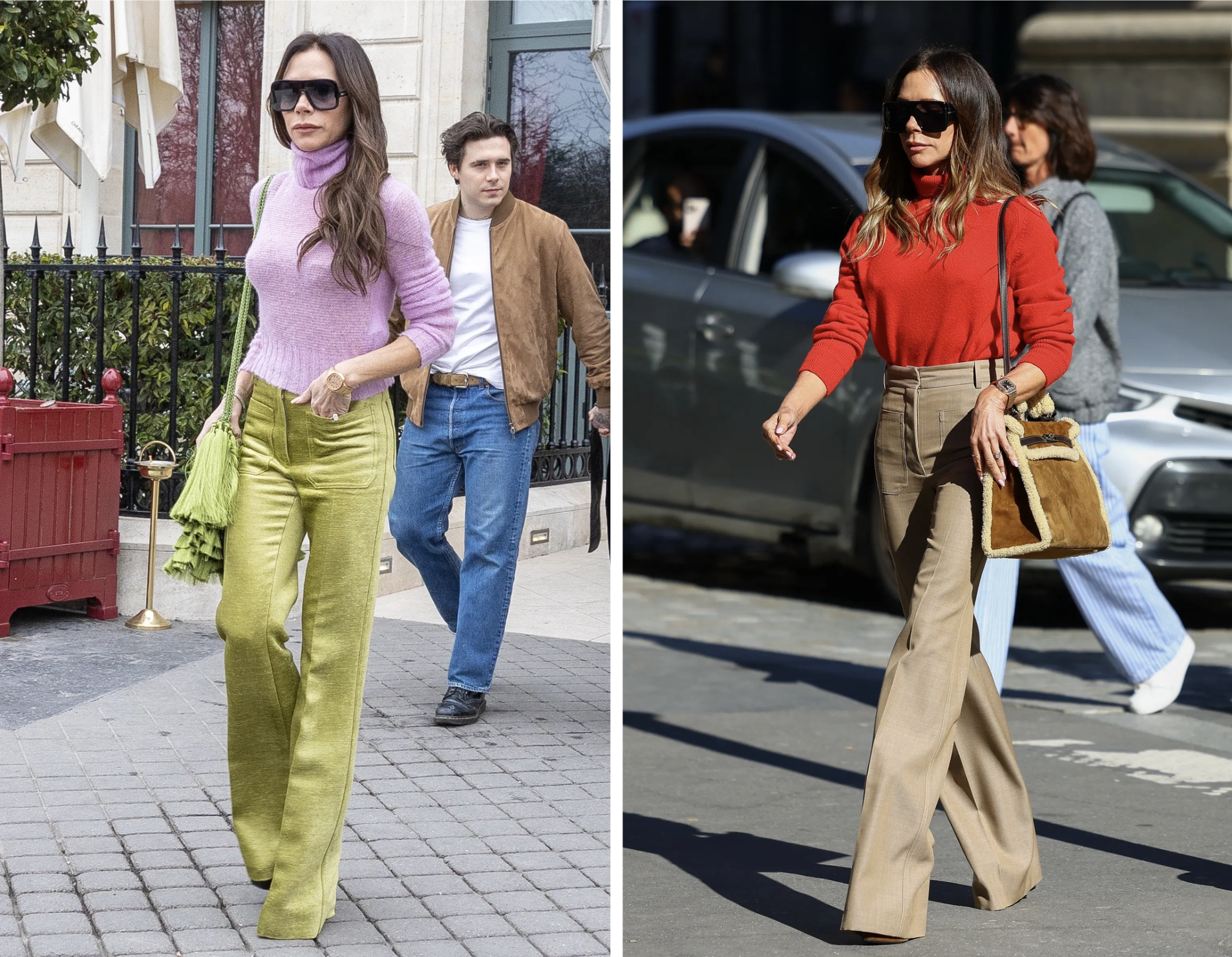 Victoria Beckham in herfstlooks