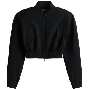 Wardrobe.NYC x H&M cropped bomber