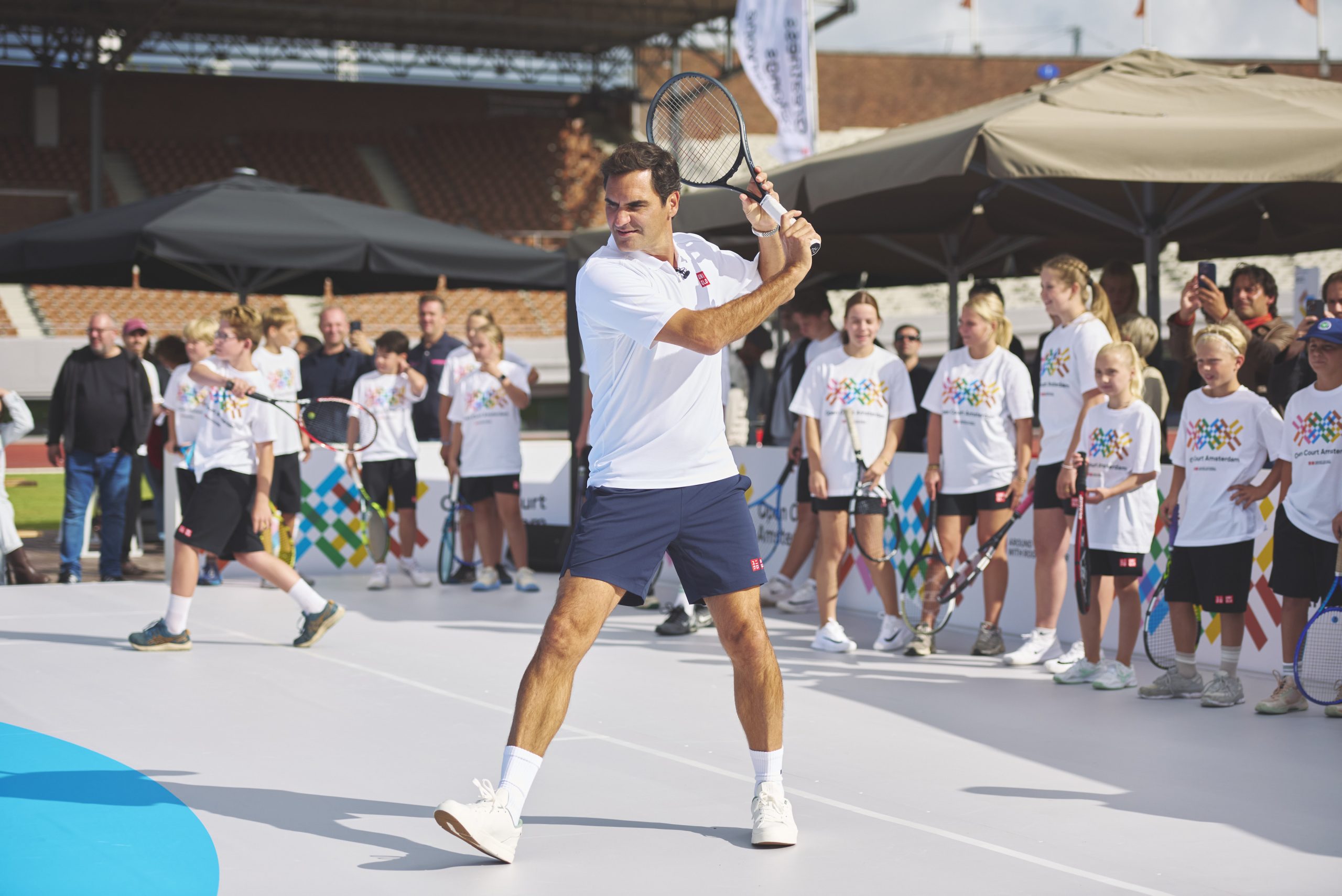 Roger Federer voor Uniqlo