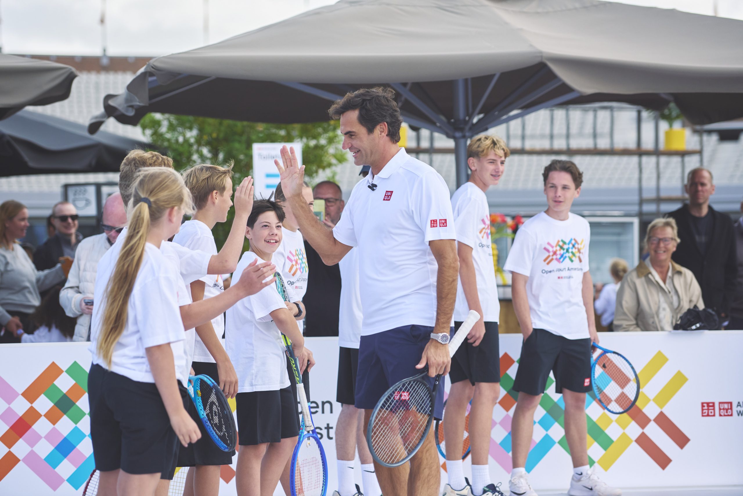 Roger Federer voor Uniqlo