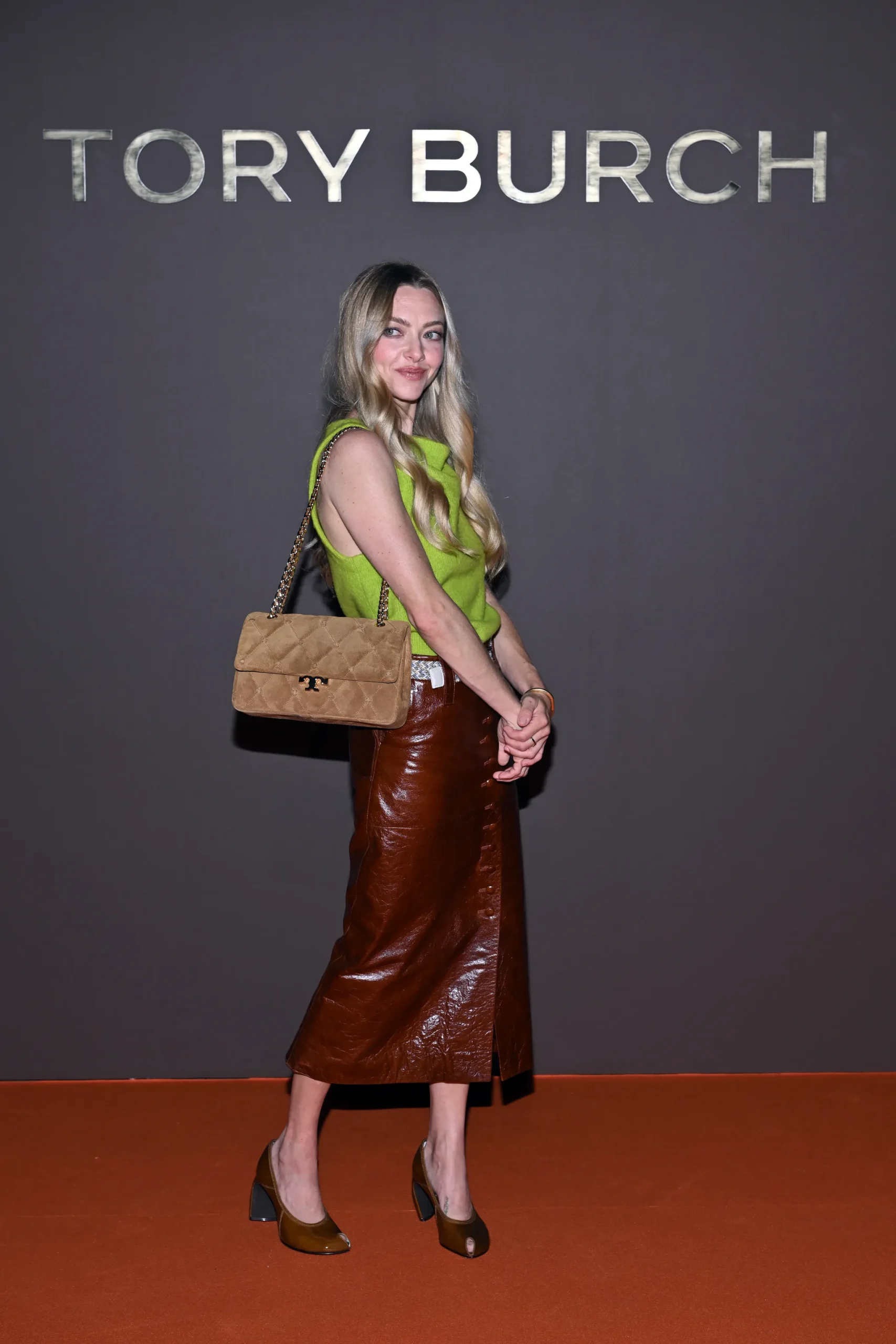 Amanda Seyfried bij Tory Burch