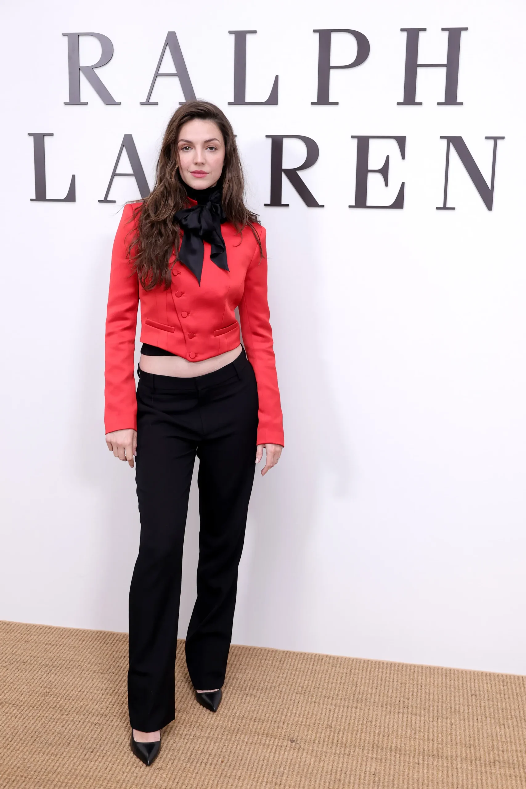 Ella Hunt bij Ralph Lauren
