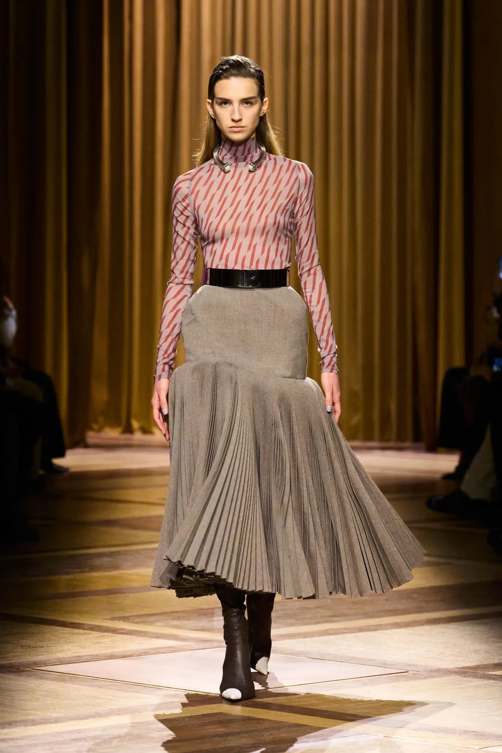 Geplooide rok van Mugler