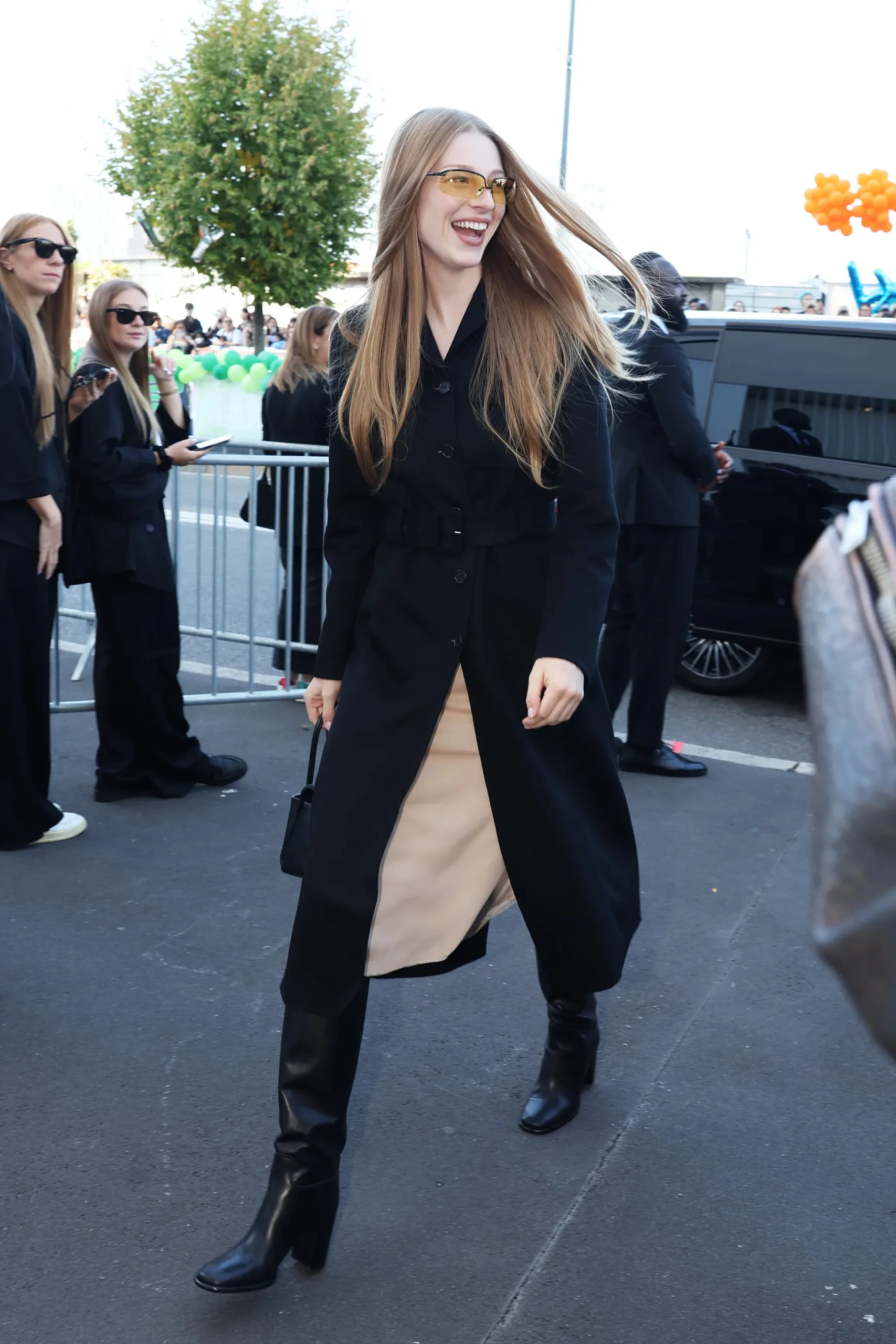 Hunter Schafer bij Prada