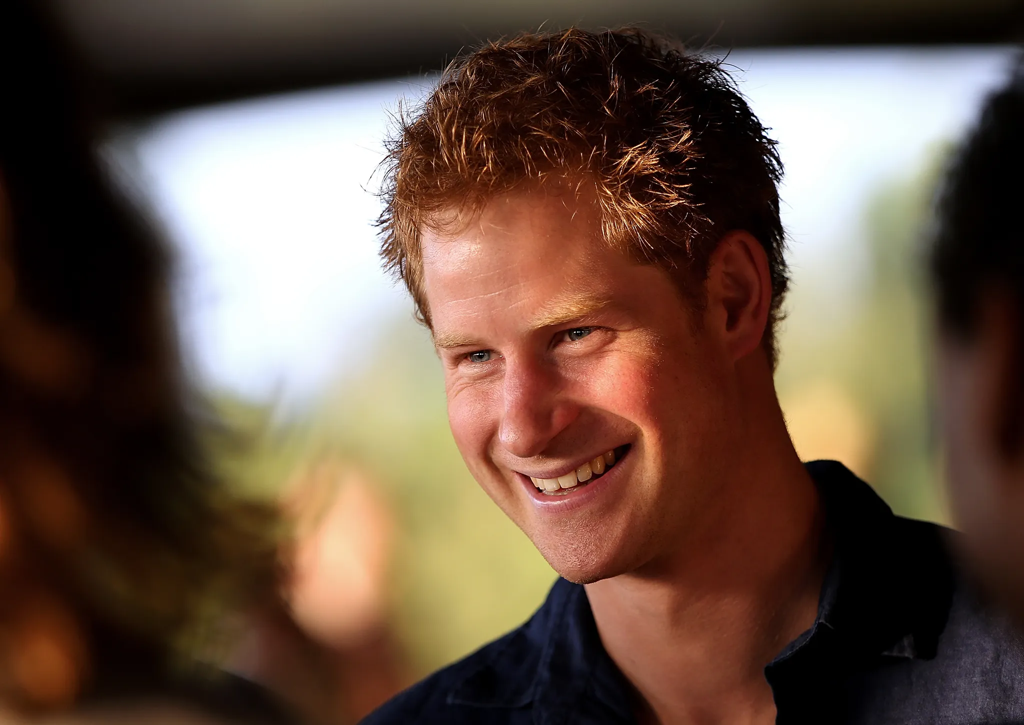 In Abu Dhabi, tijdens het bijwonen van de Royal Salute World Polo in de Ghantoot Polo Club, in 2014.