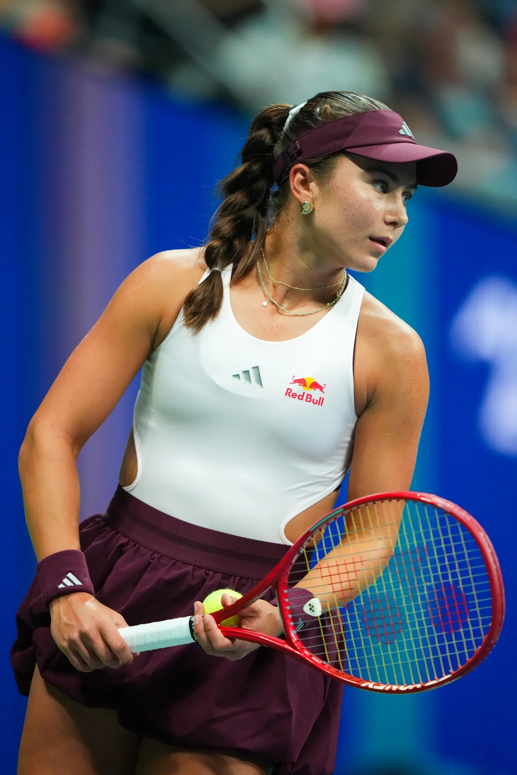 Outfit op de U.S. Open van Iva Jovic