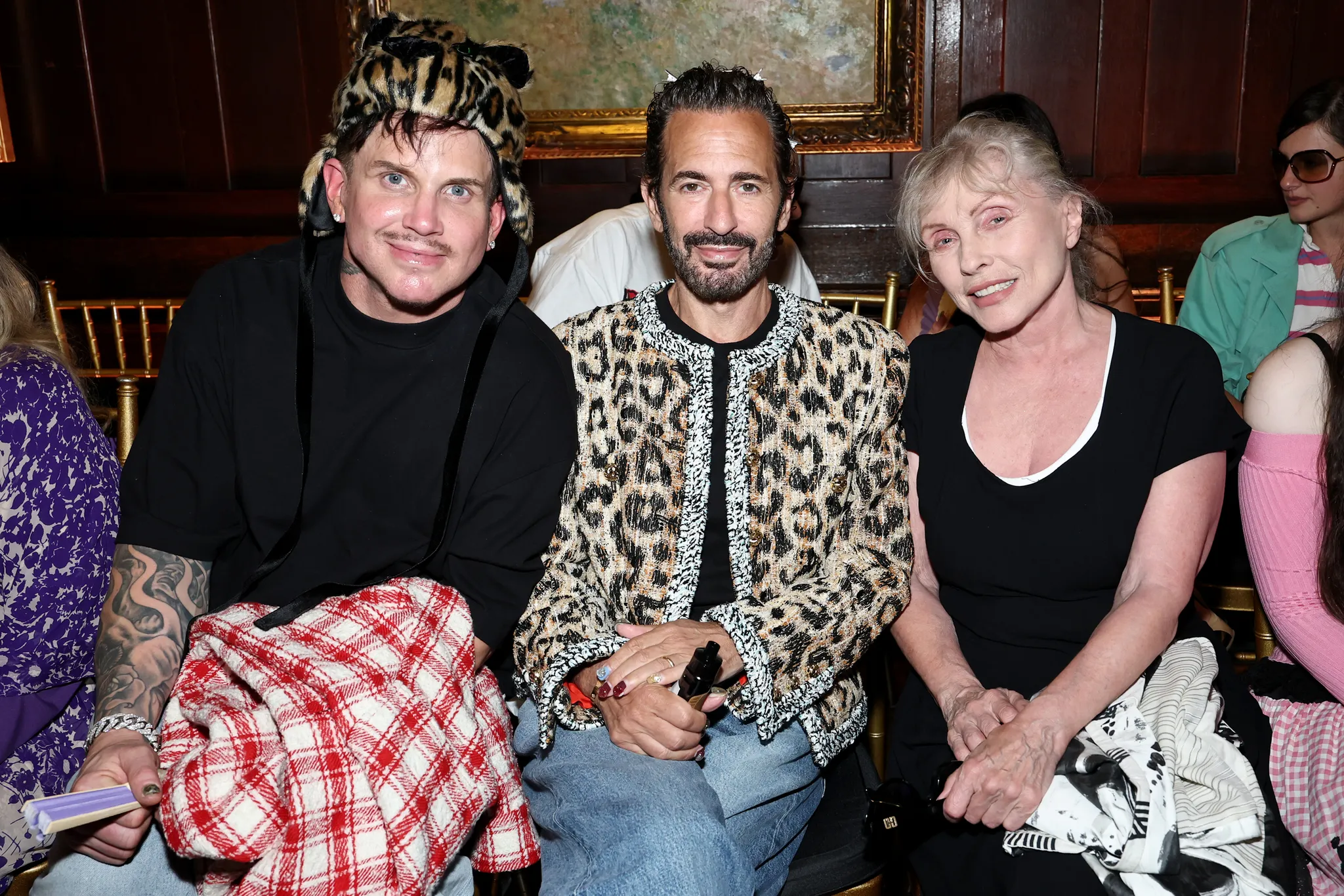 Char Defrancesco, Marc Jacobs en Debbie Harry bij Anna Sui