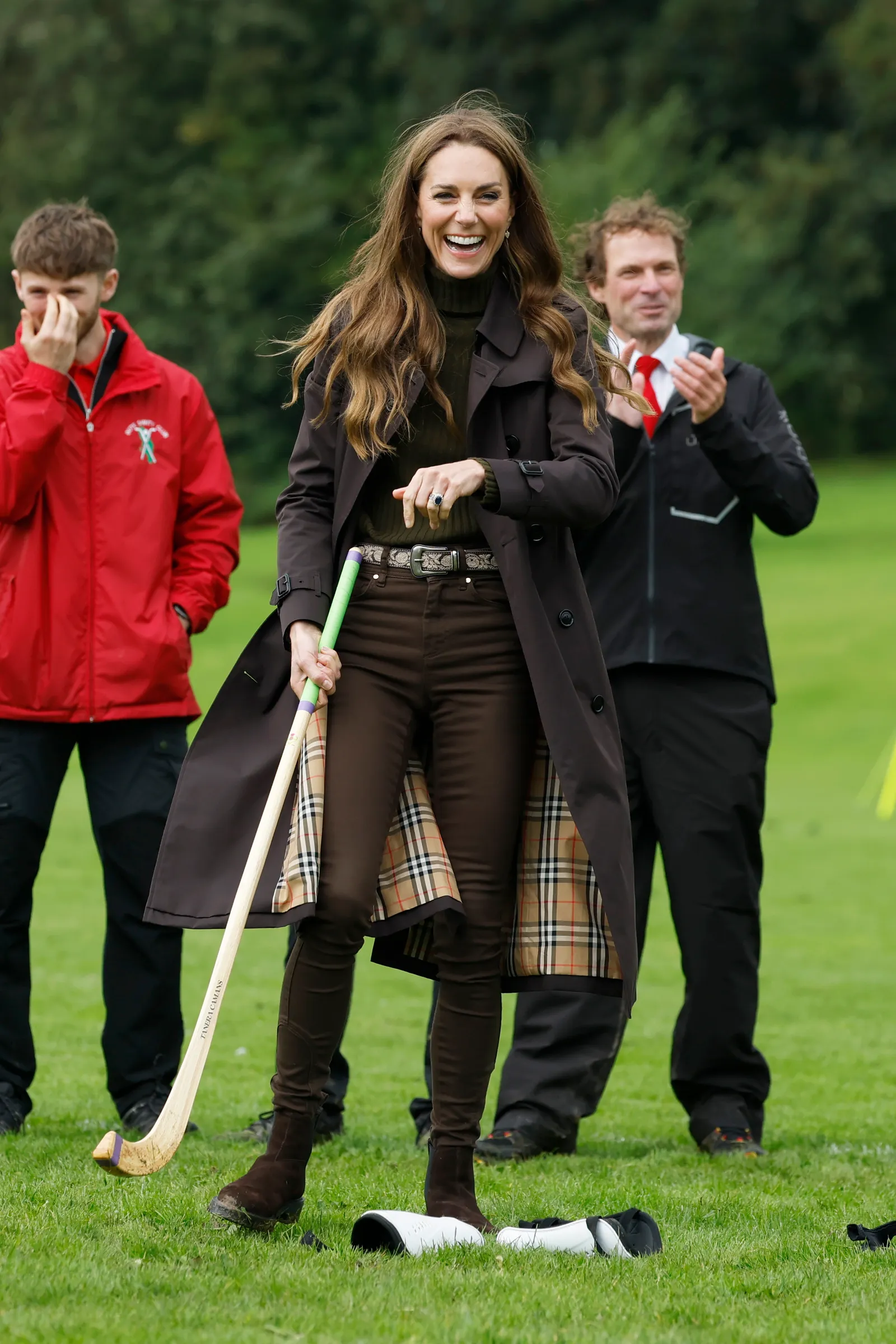 Kate Middelton in een Burberry jas