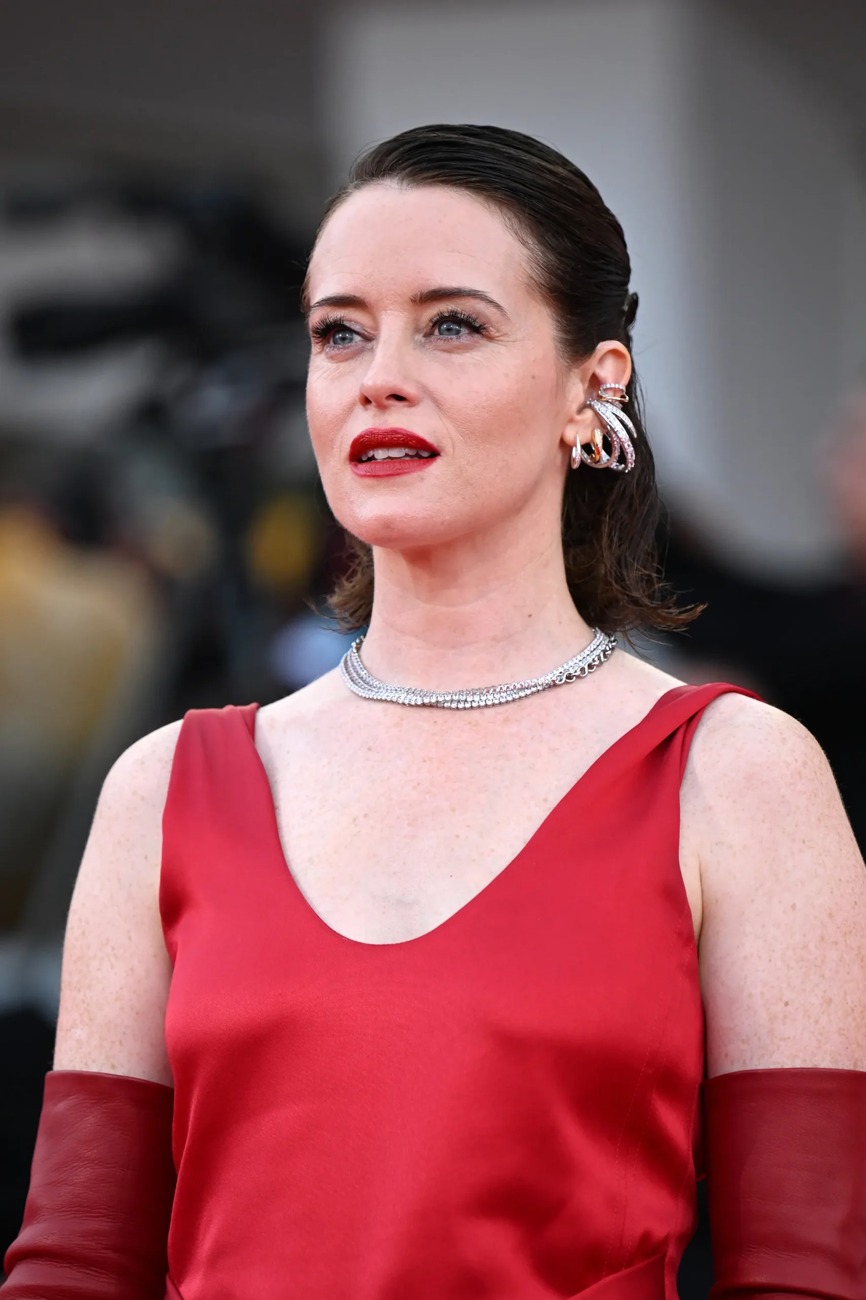 Claire Foy in Swarovski