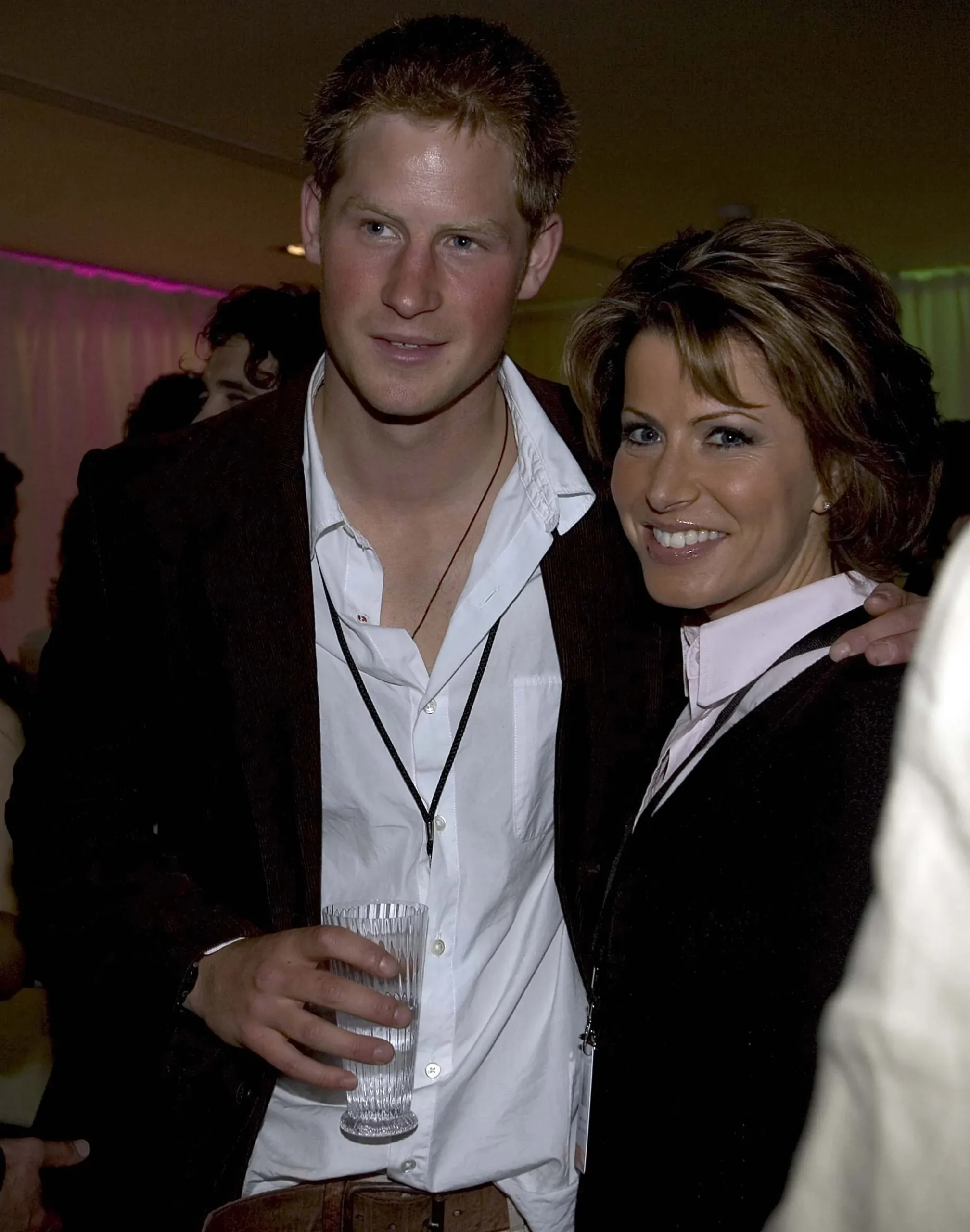 Op de afterparty na het Concert for Diana, gefotografeerd met Natasha Kaplinsky in 2007.