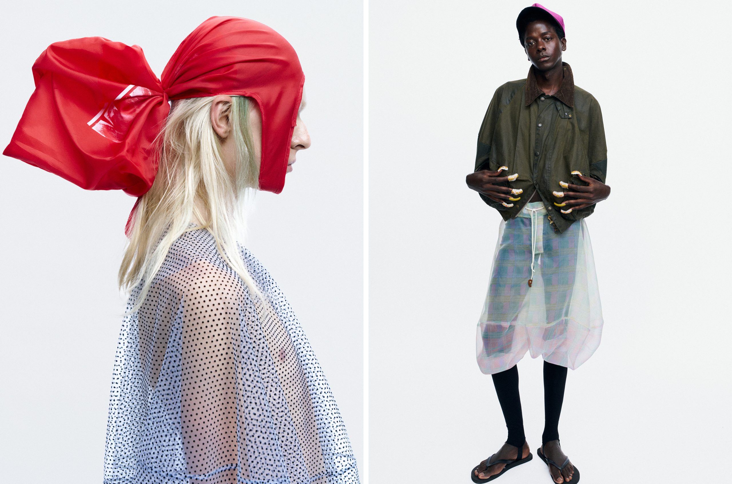 Lookbook van Pablo Salvador Willemars' collectie 'Nat bij Regen' door Marc de Groot