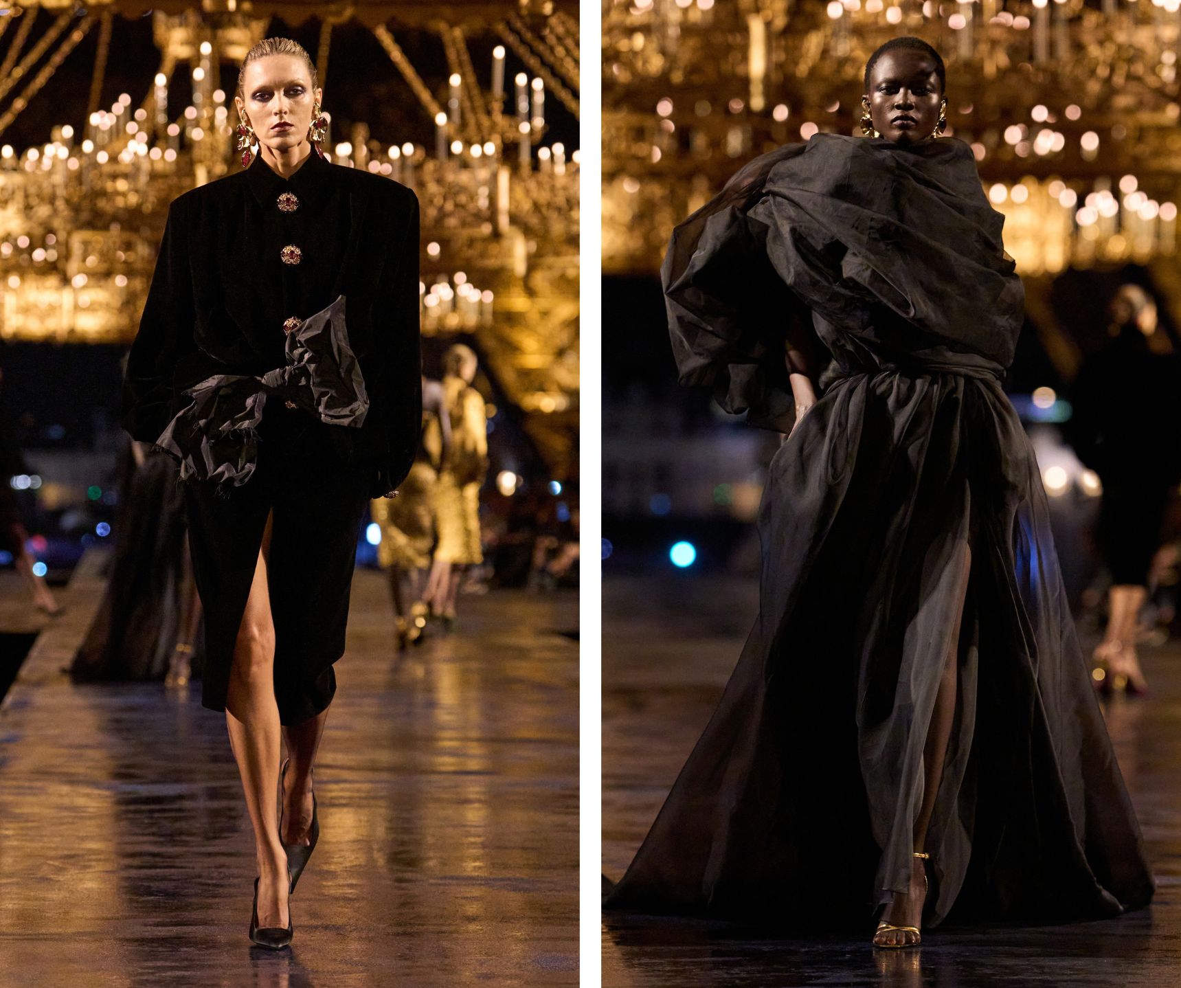 Zwarte looks van Saint Laurent