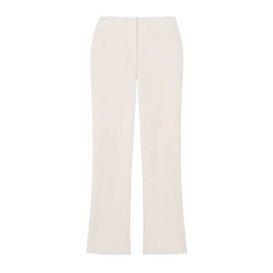 witte broek met split van Nanushka.
