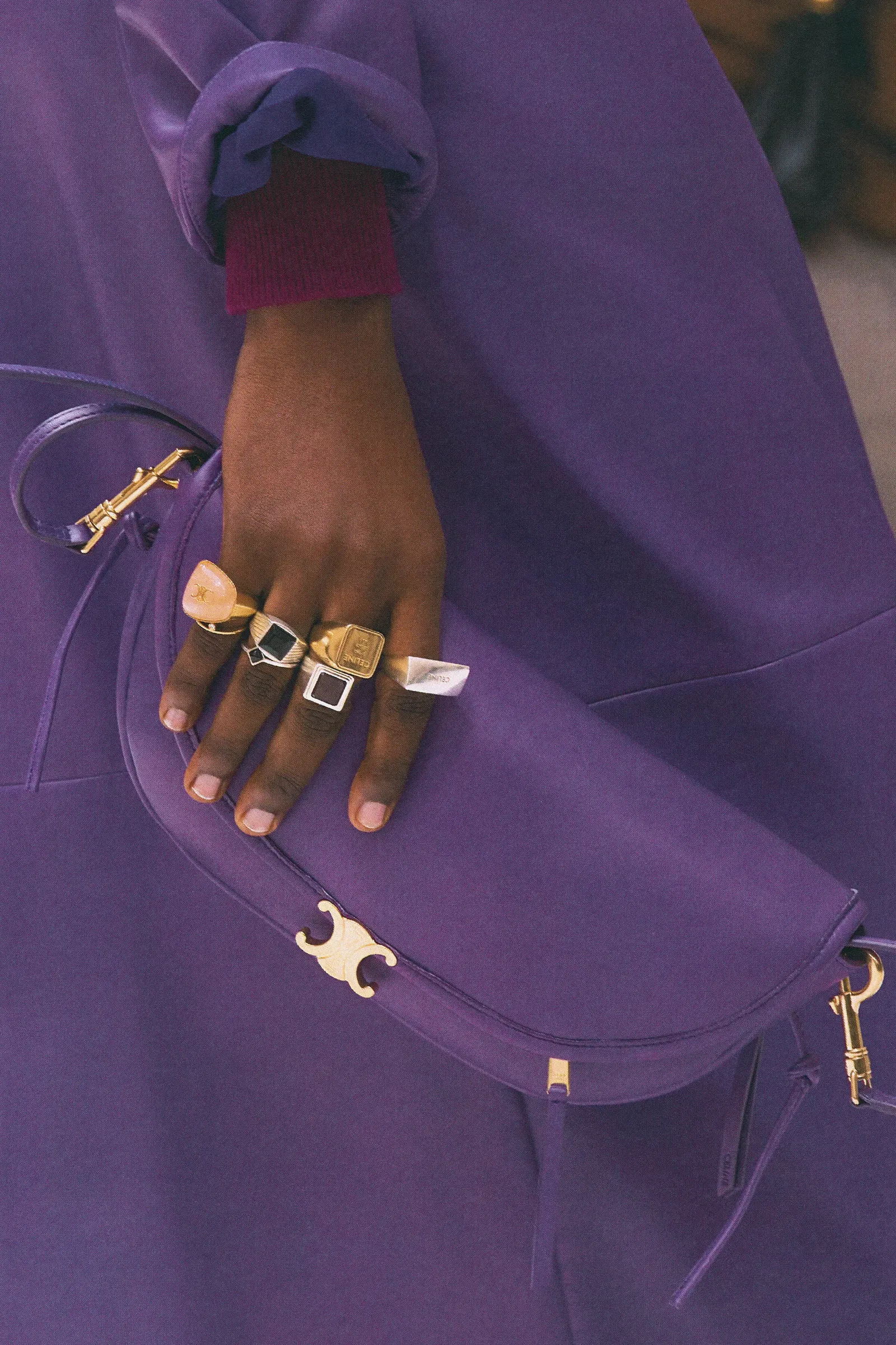Ring stacking op de catwalk