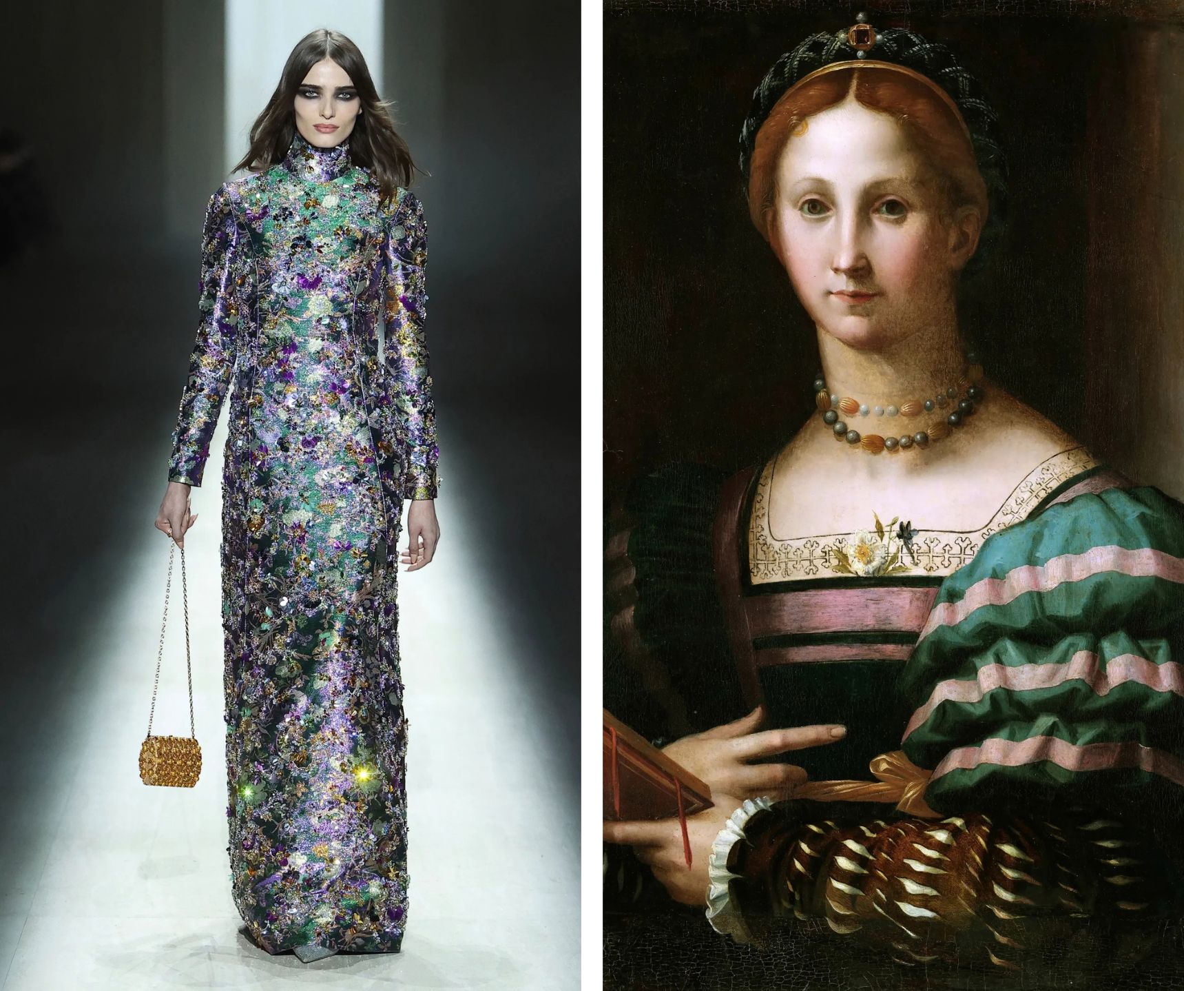 Mode op de runway bij Vogue World: Milano