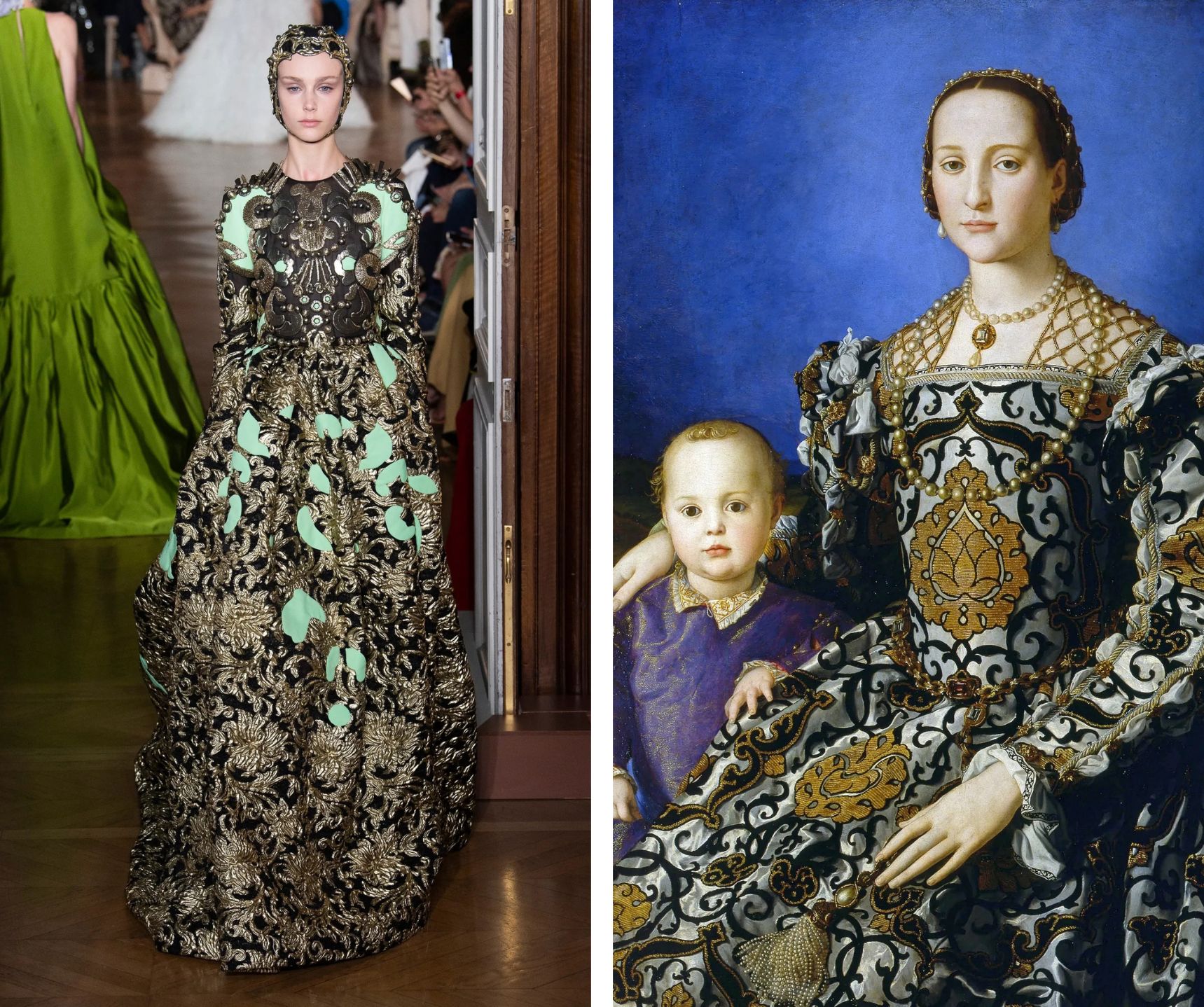 Van schilderij naar catwalk. Vogue World: Milano