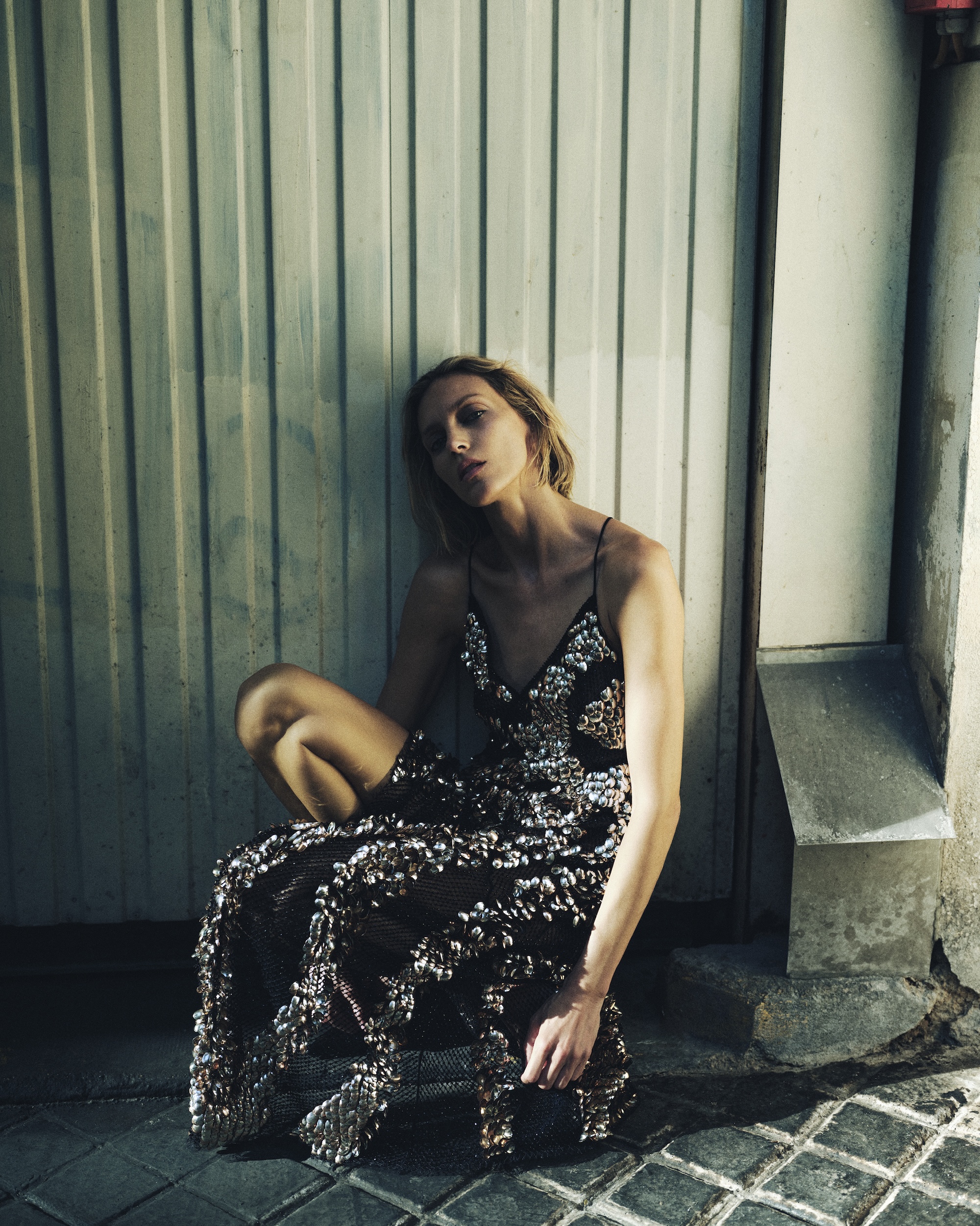 Anja Rubik in Parijs