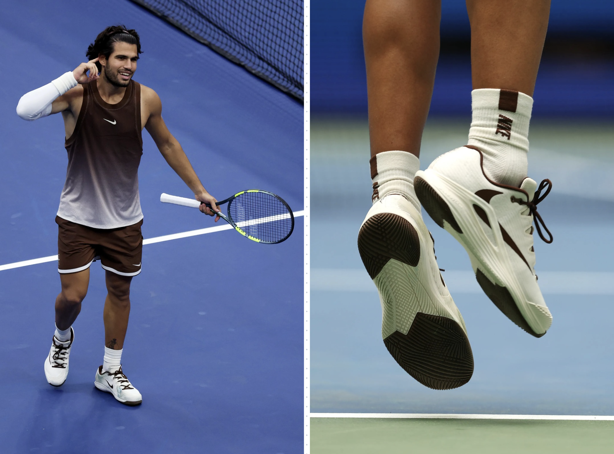 Outfit op de U.S. Open van Carlos Alcaraz
