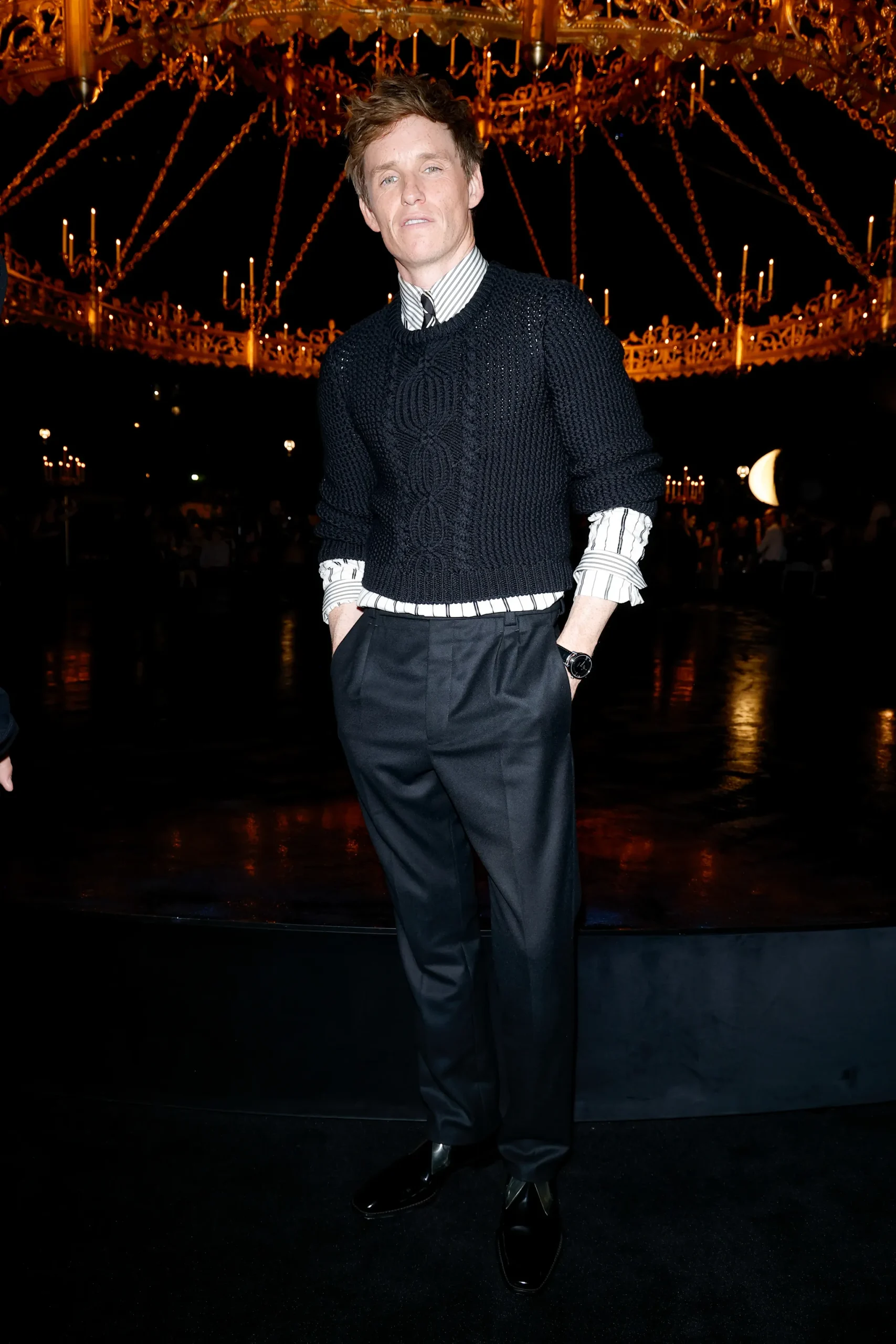 Eddie Redmayne bij Saint Laurent