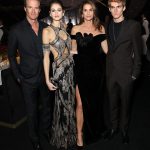 Rande Gerber, Kaia Gerber, Cindy Crawford en Presley Gerber in 2018