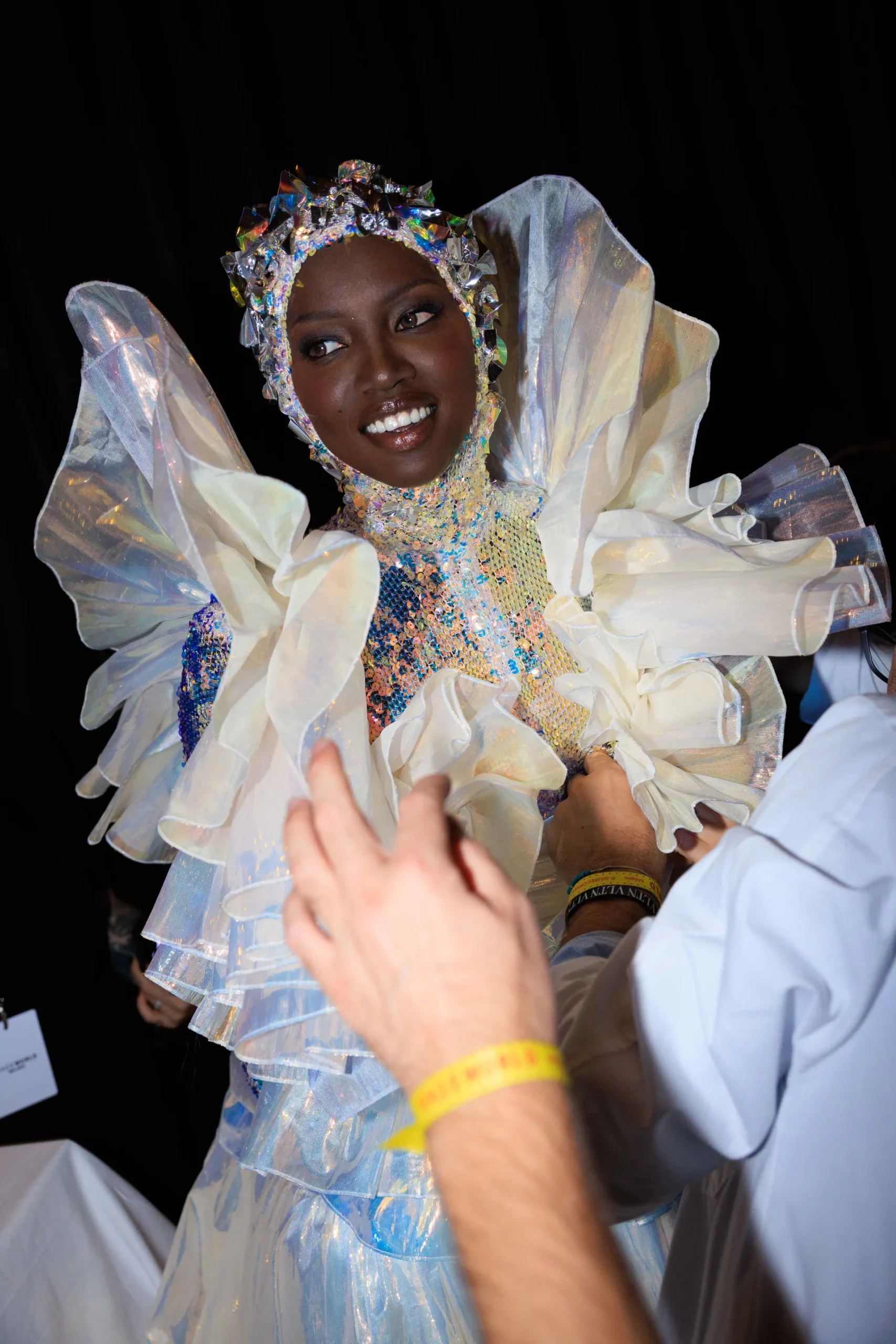 Anok Yai tijdens Vogue World 2026: Milano