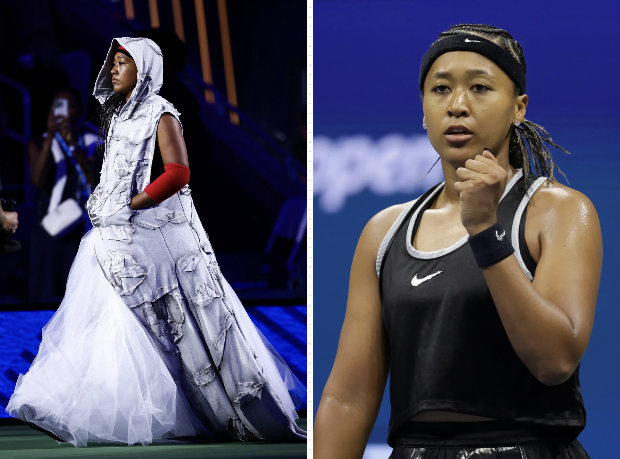 Outfit op de U.S. Open van Naomi Osaka