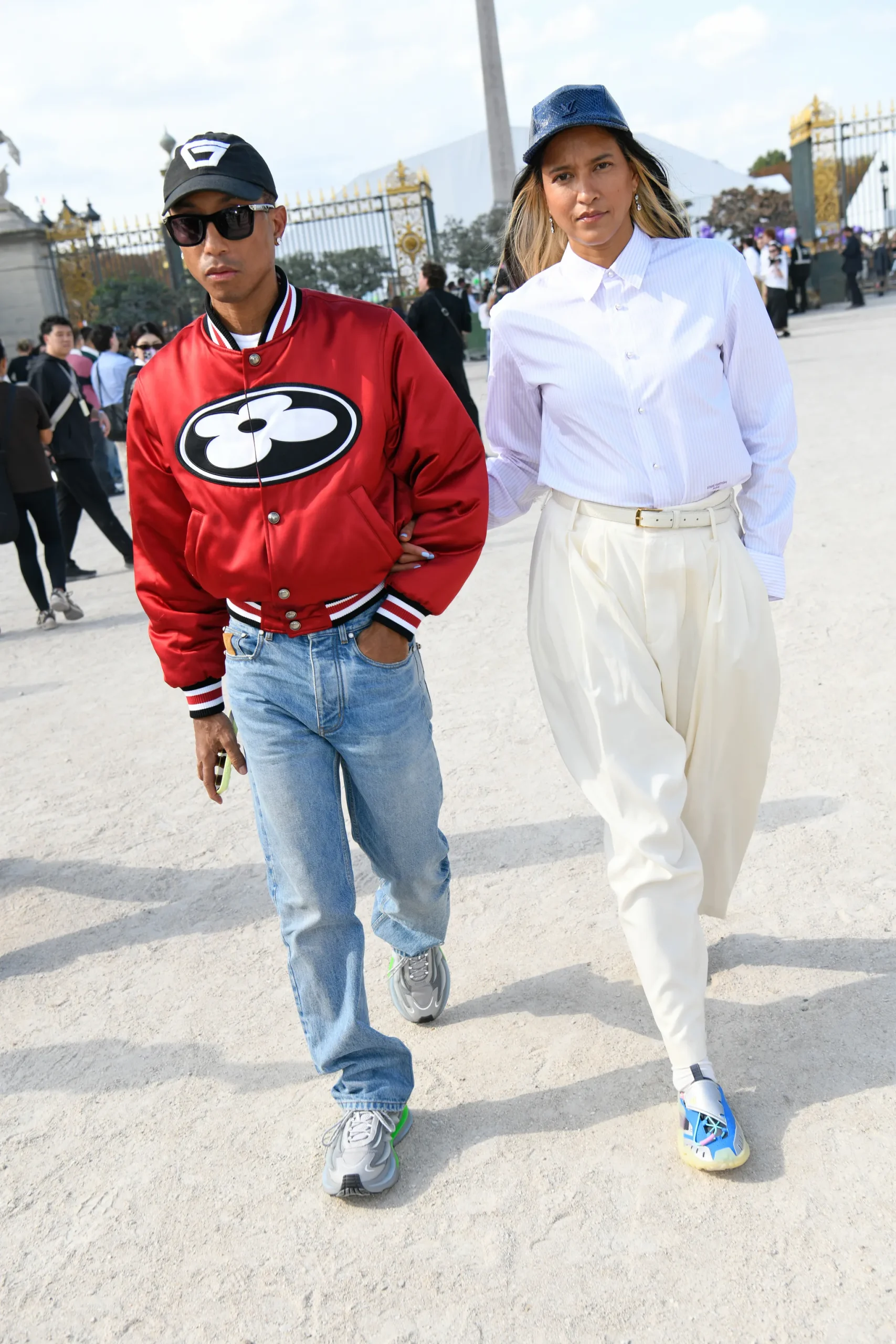 Pharrell Williams en Helen Lasichanh bij Dior