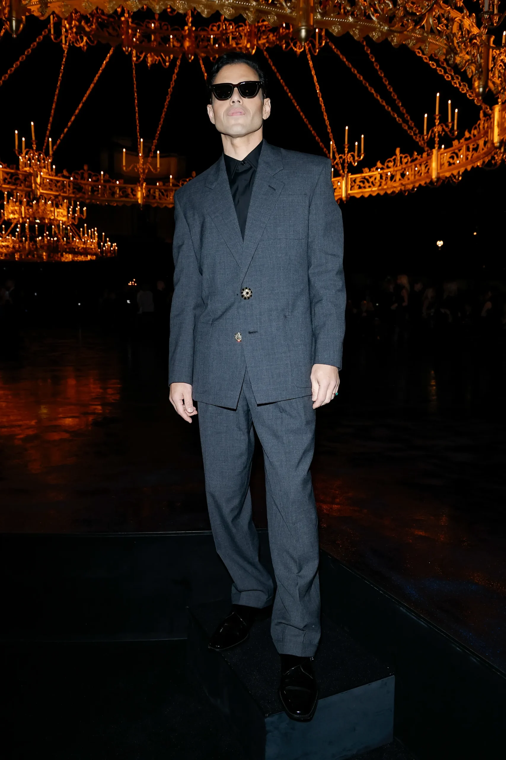 Rami Malek bij Saint Laurent lente/zomer 2027