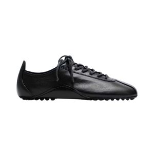 Mango zwarte leren sneakers