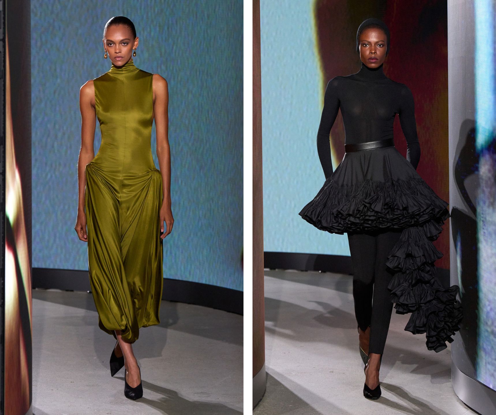 Looks op de runway van Alaïa lente/zomer 2027