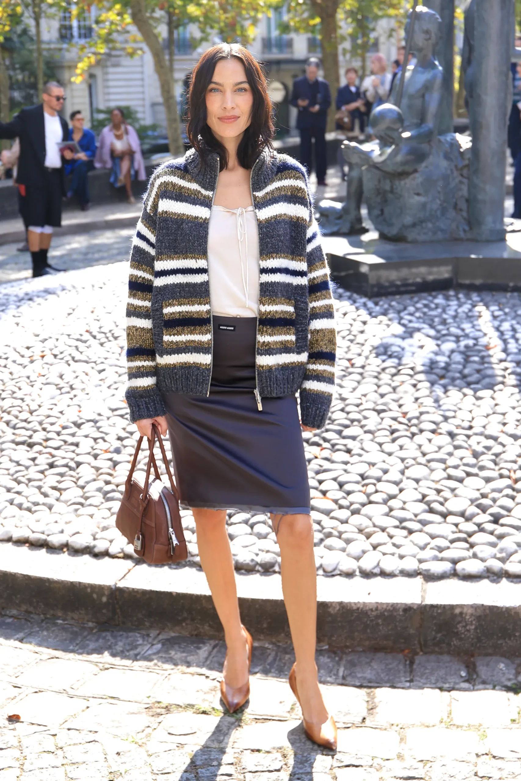 Alexa Chung bij Miu Miu