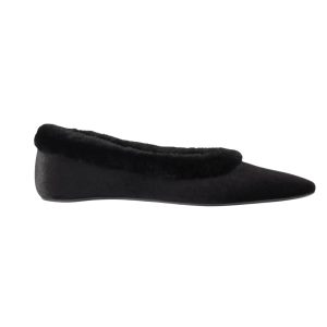 Ballerina's met shearling van Toteme