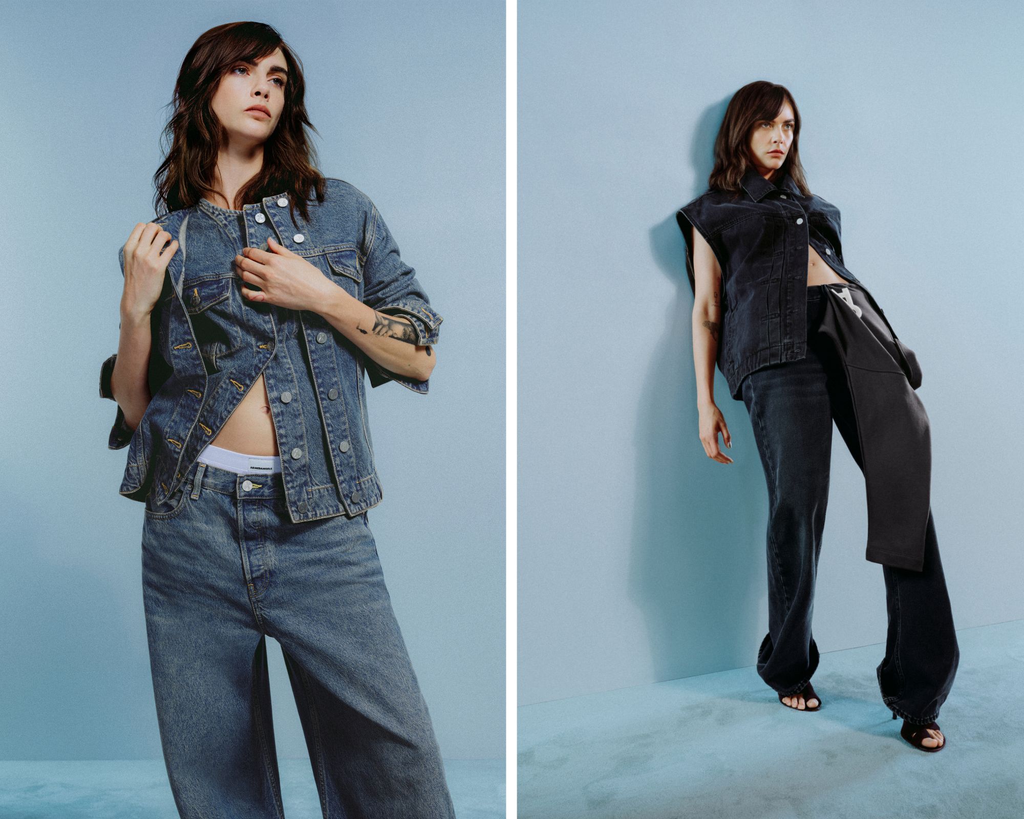 Cara Delevingne voor ARMEDANGELS