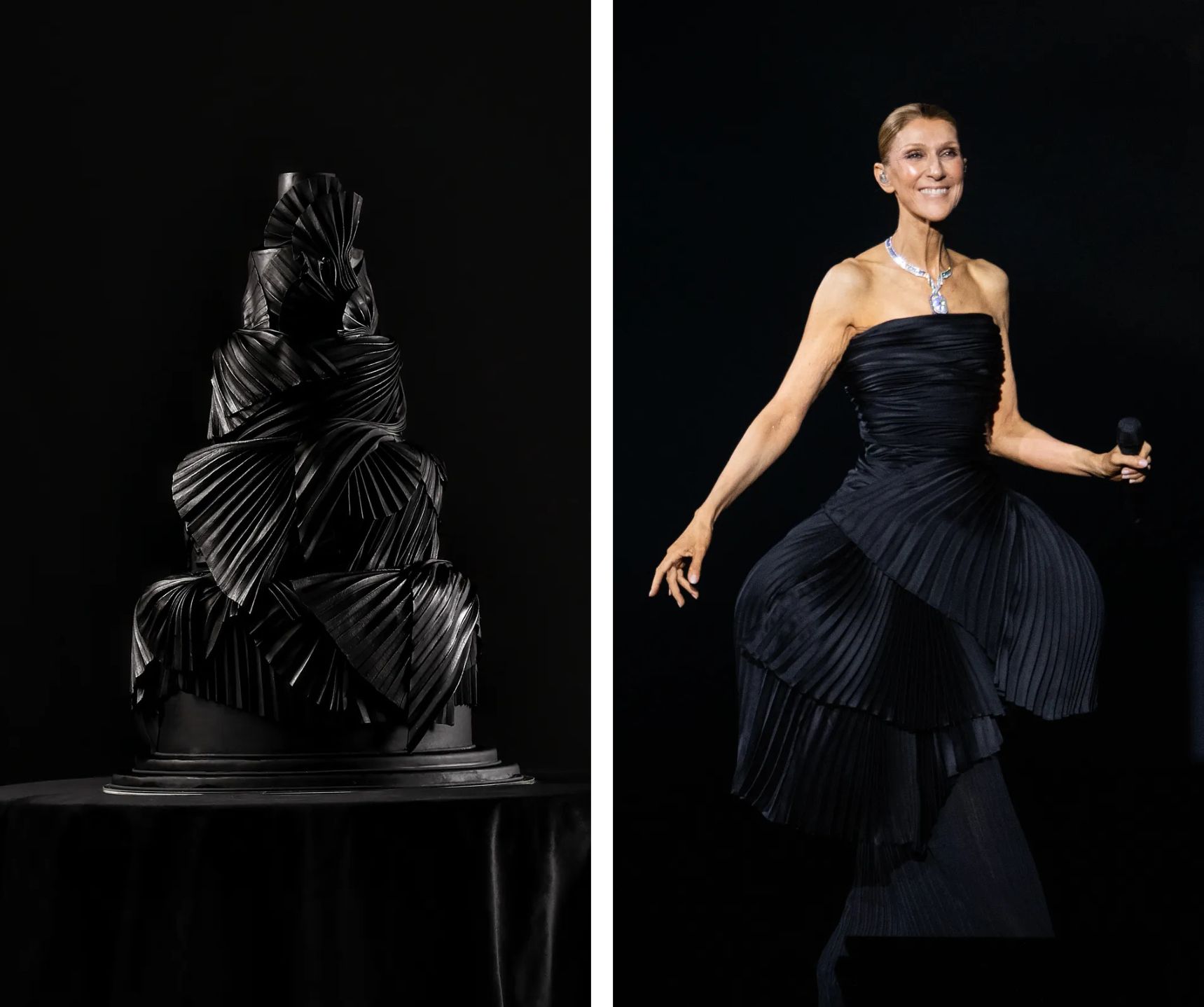 De Dior-taart geïnspireerd door Céline Dion's podiumlooks