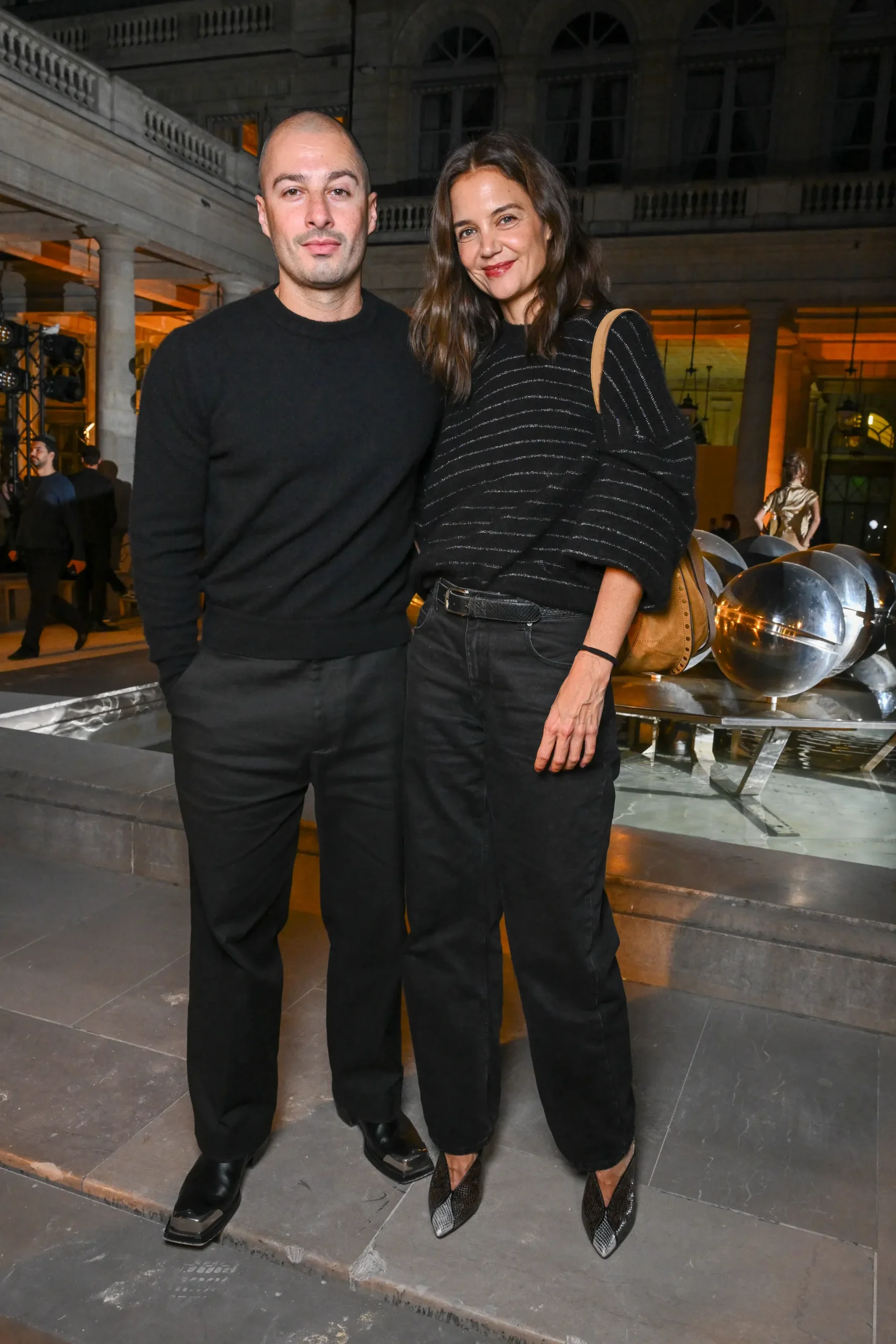 Jason Bard Yarmosky en Katie Holmes bij Isabel Marant