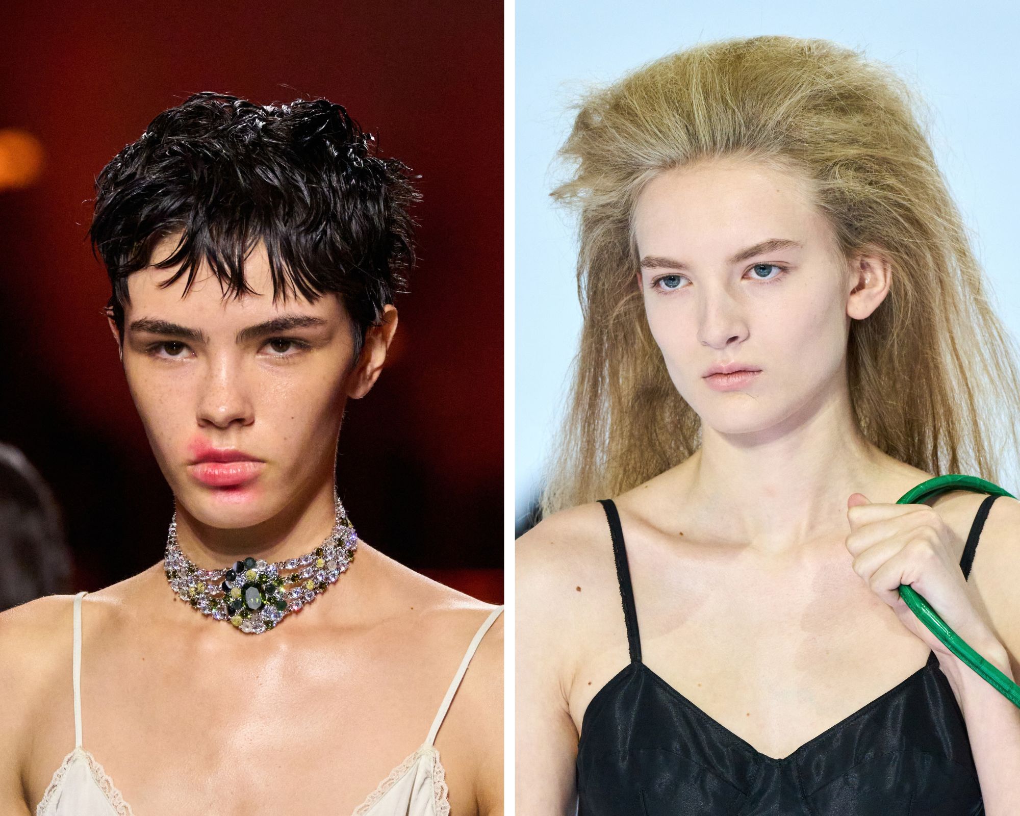 Messy modellen bij Diesel en Prada lente/zomer 2027