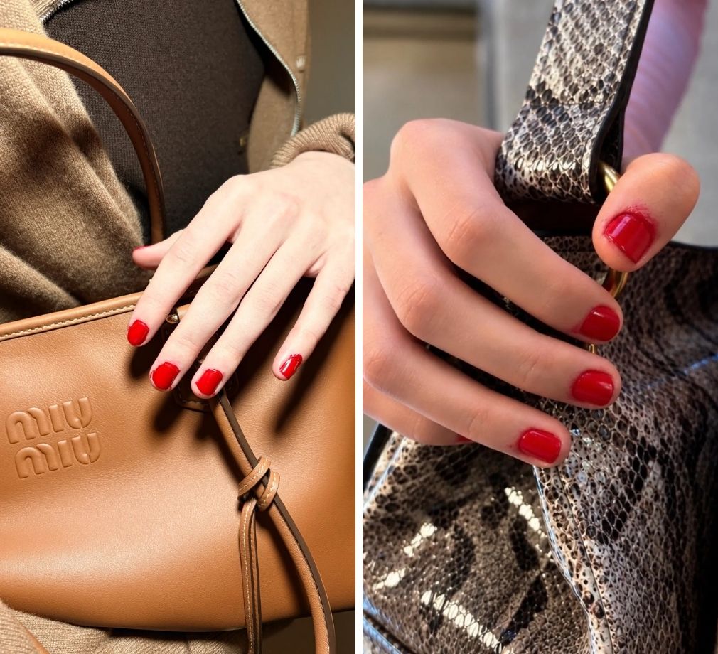 Miu Miu messy beauty look 