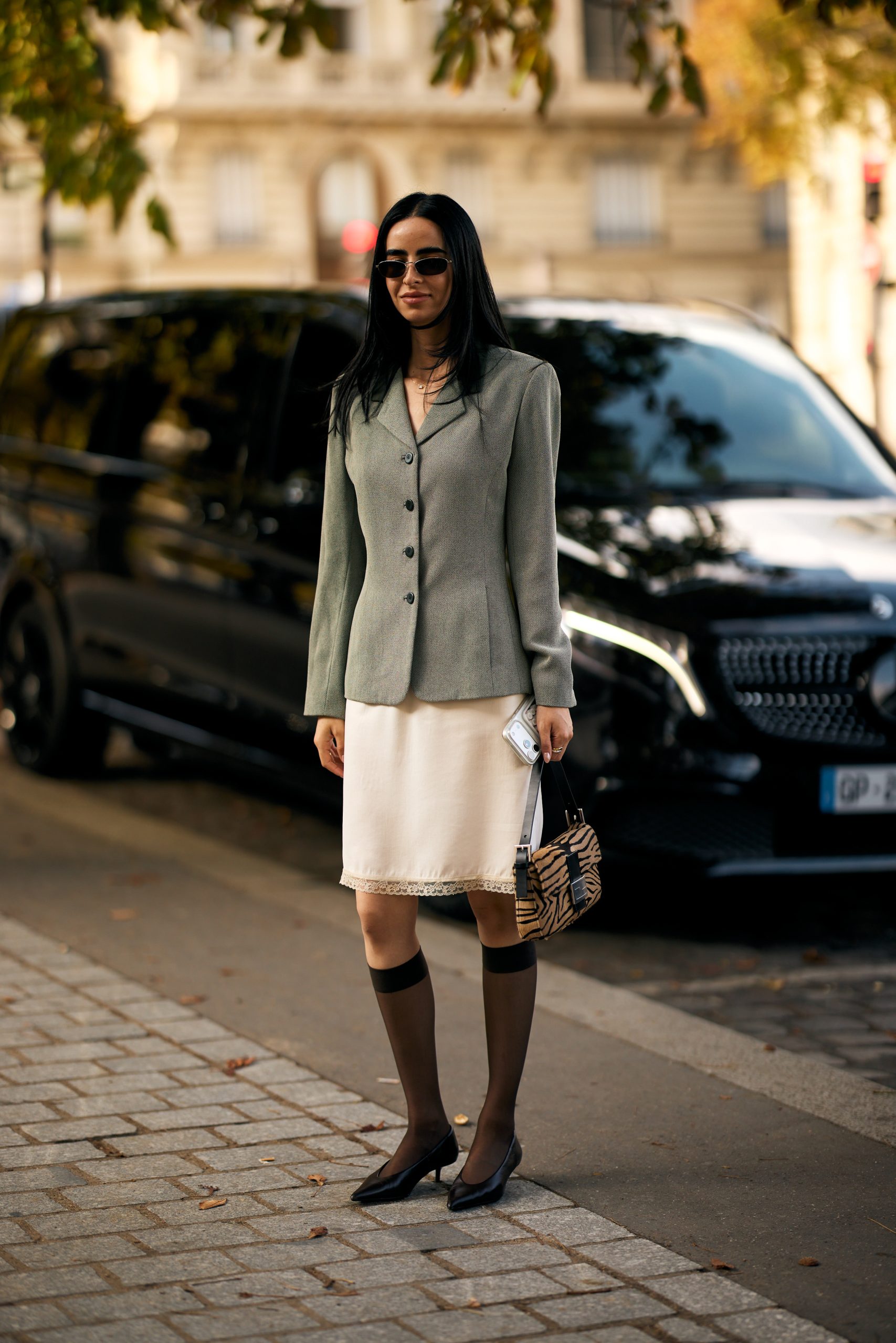 Pantysokken, streetstyle parijs