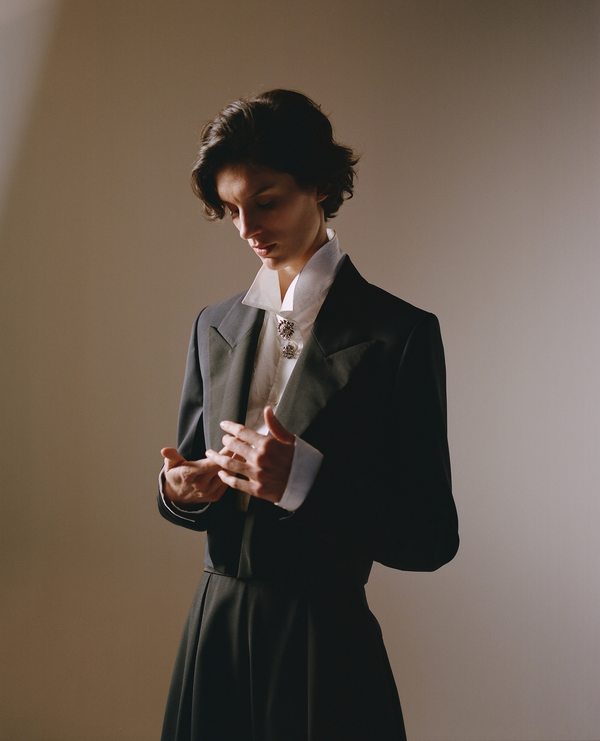 Beeld uit het herfst/winter 2026-lookbook van Róhe
