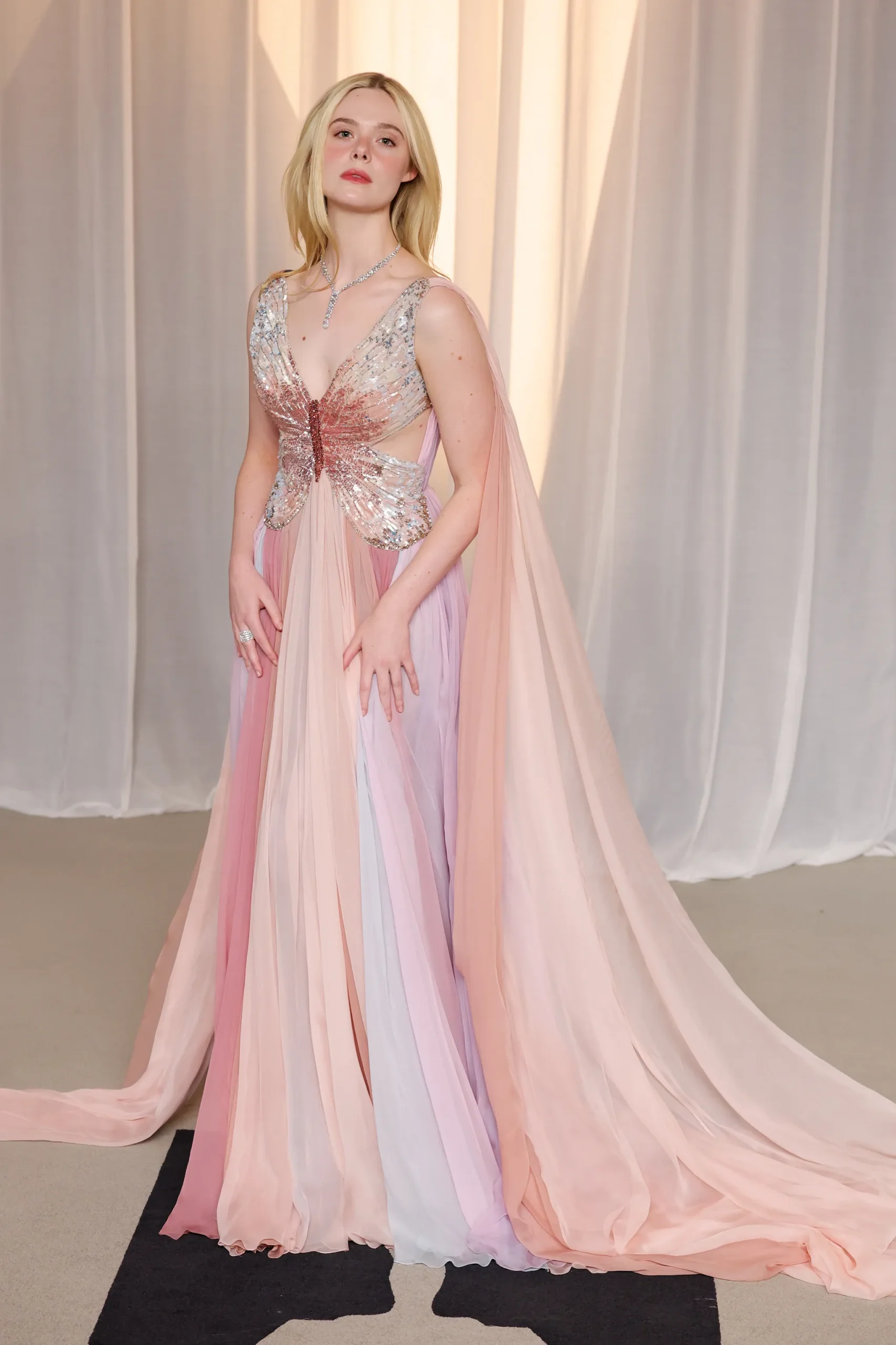 Elle Fanning op het Academy Museum Gala 2026