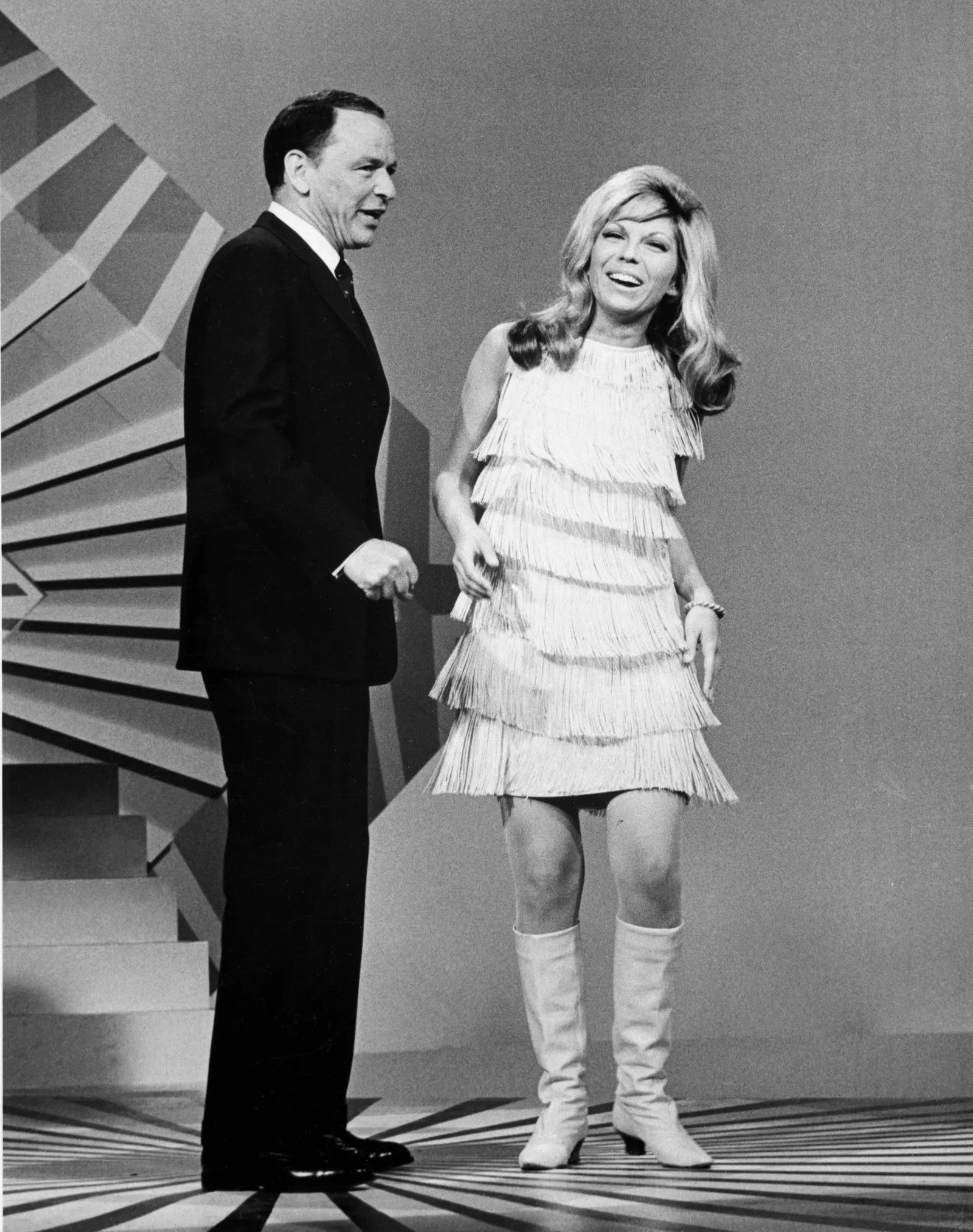 Frank en Nancy Sinatra in de sixties.