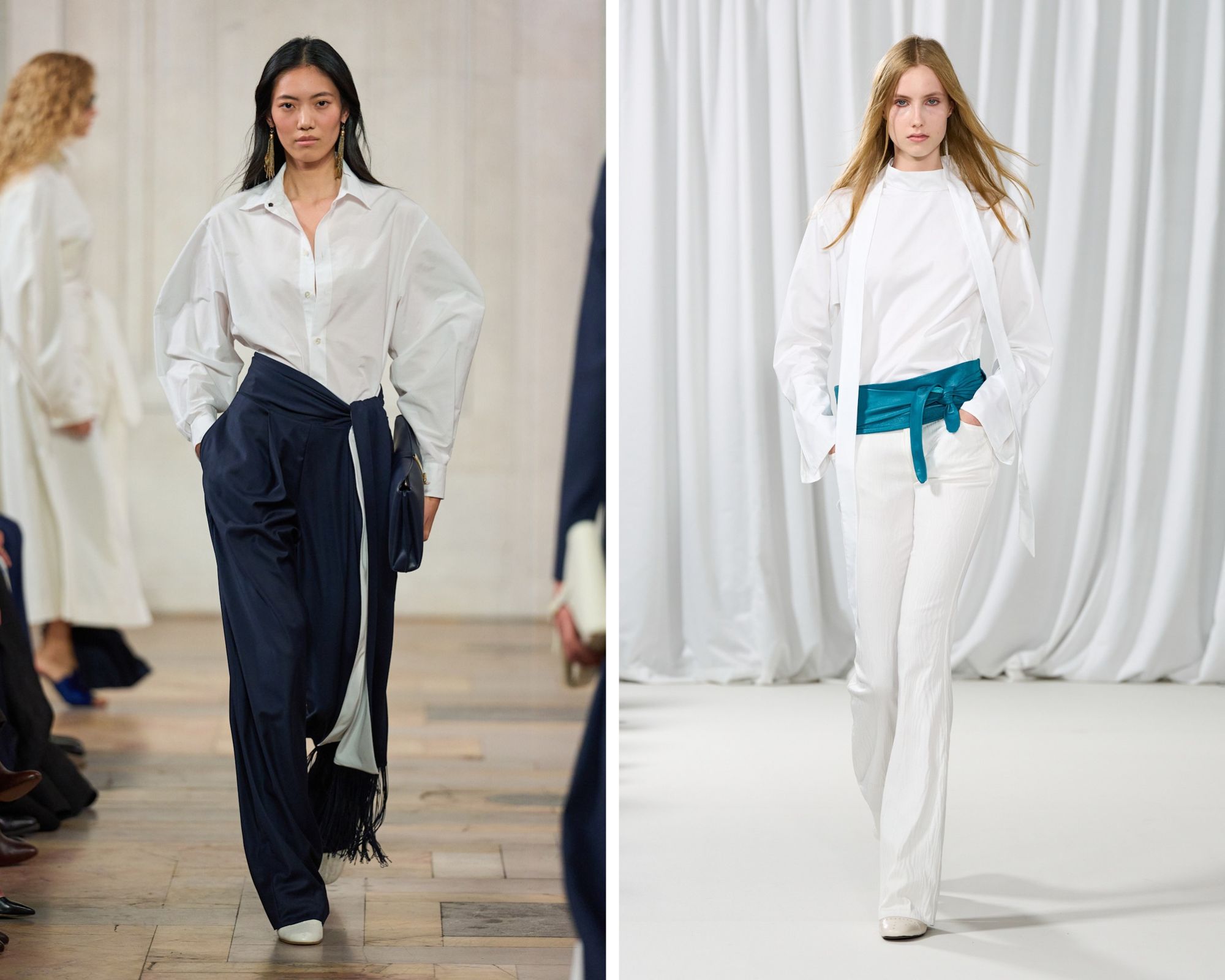 De cummerbund op de catwalk