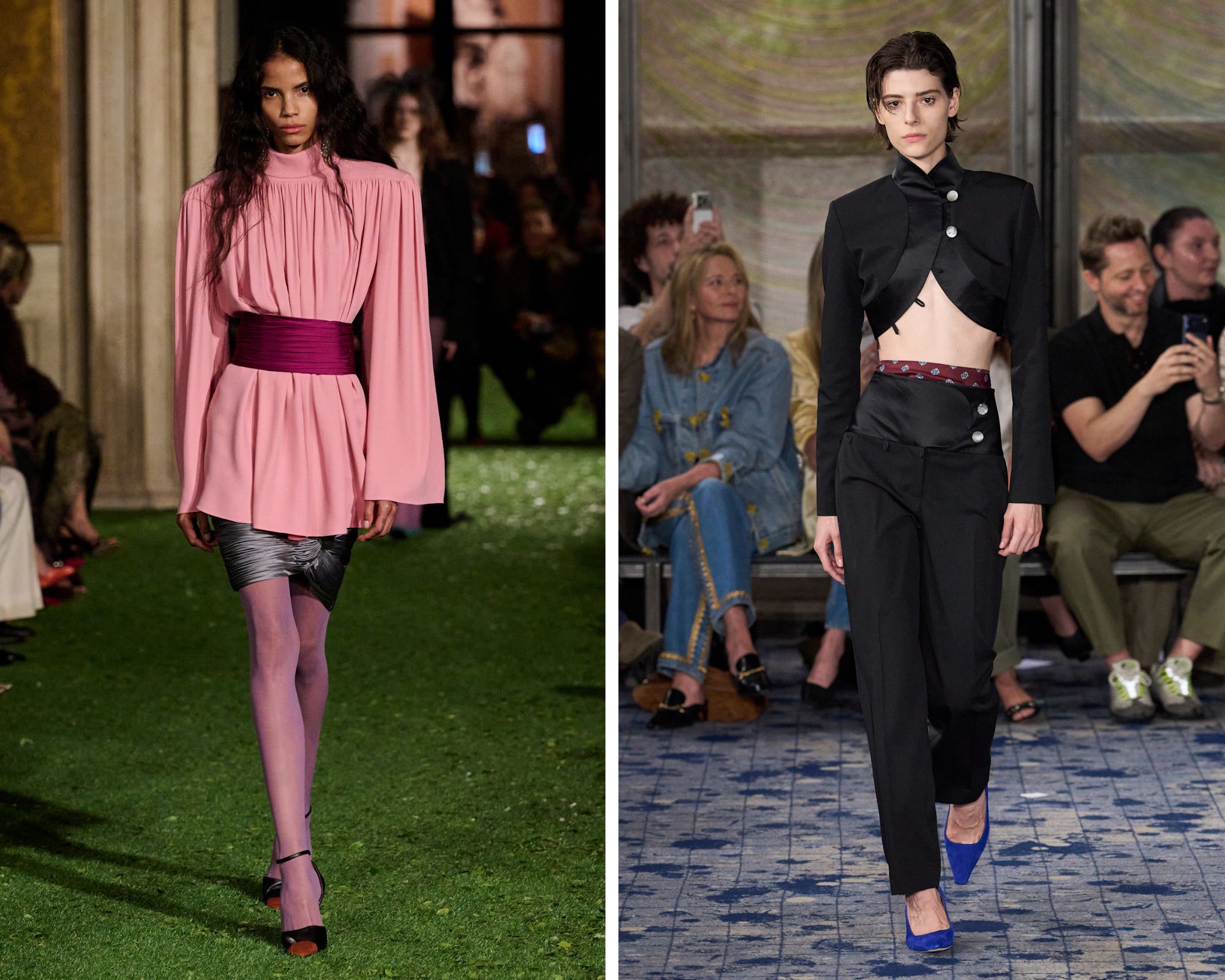 De cummerbund op de catwalk