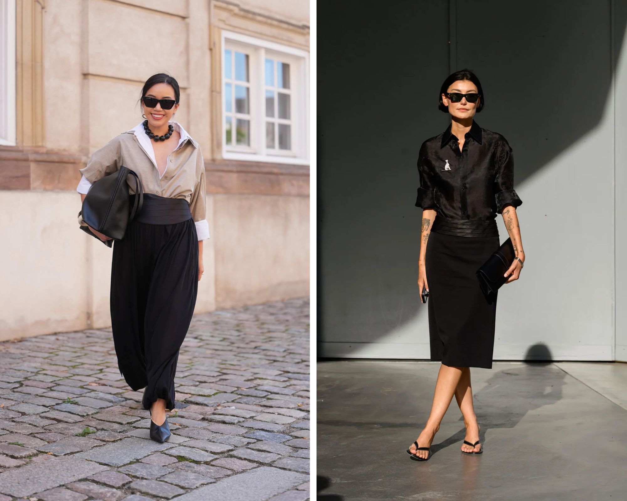Streetstylers dragen de cummerbund