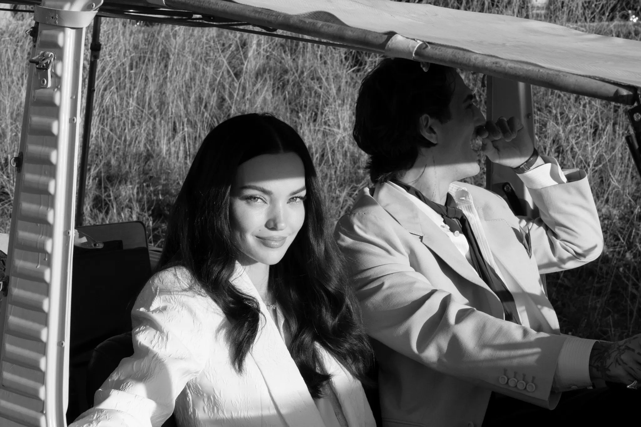 Het bruidspaar, Dove Cameron en Damiano David